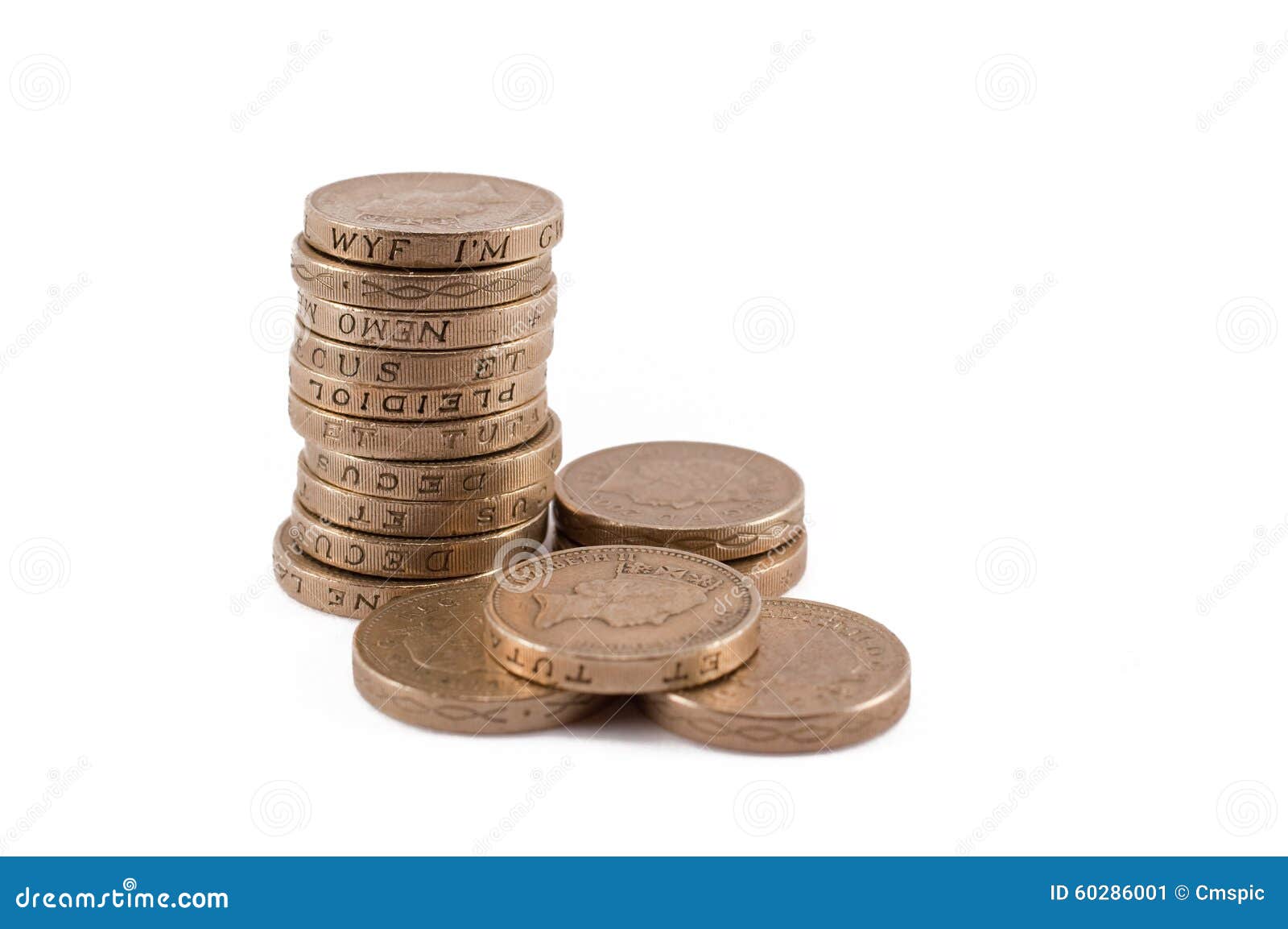 Pound coins editorial photo. Image of gold, coins, pounds 60286001