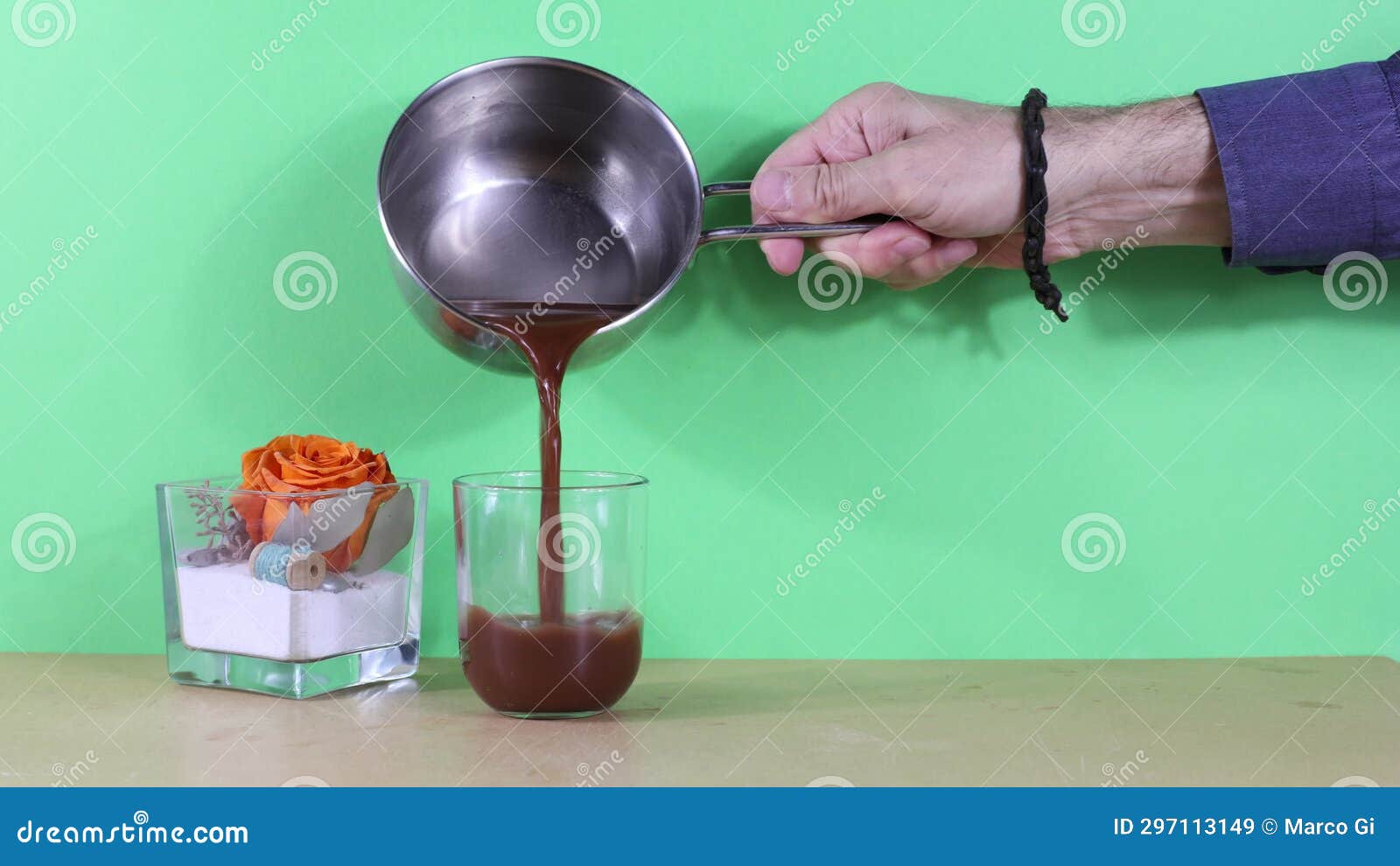 Pour Coffee into a Glass Cup Stock Video Video of human, object
