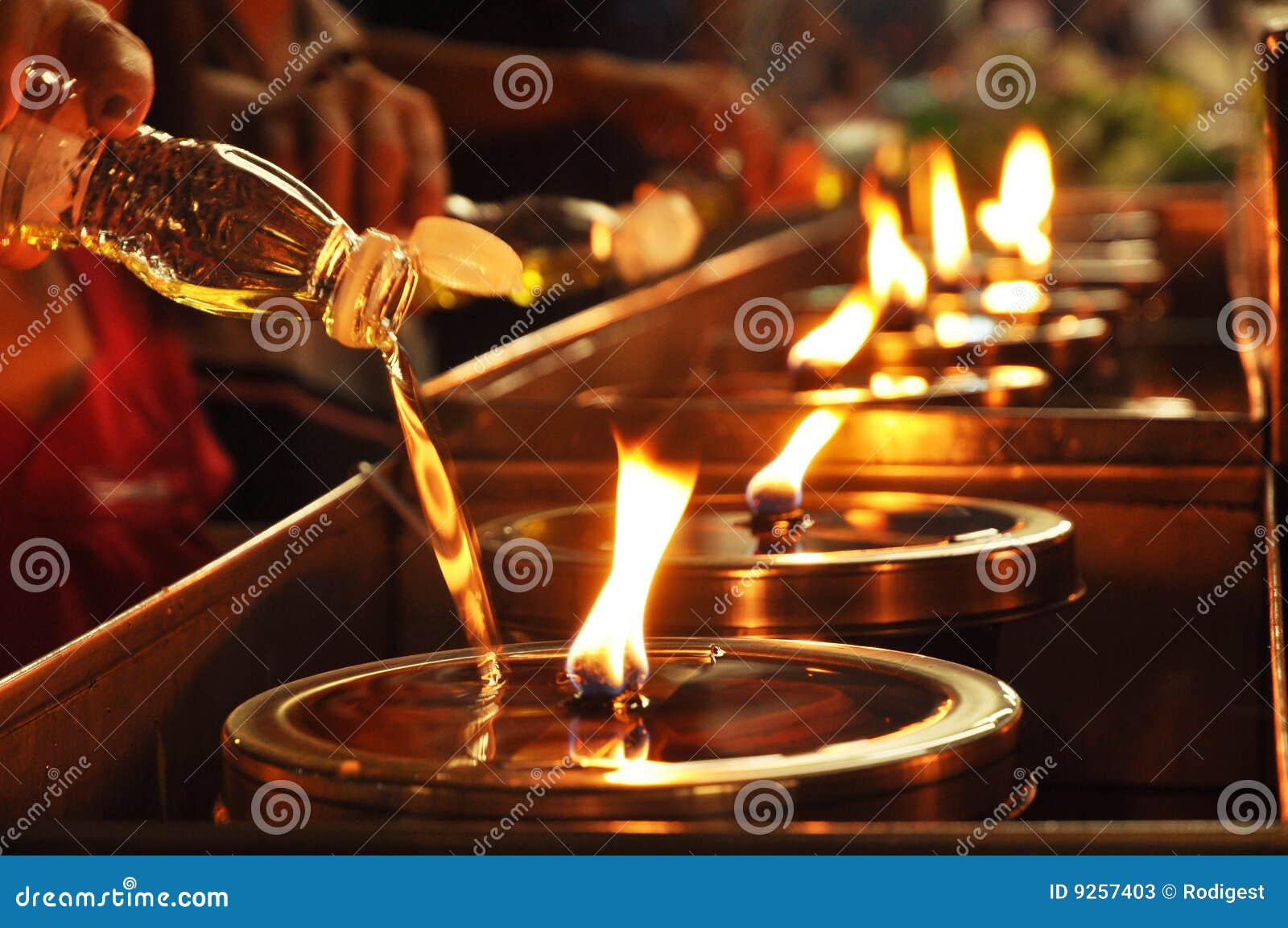 Pour Oil Bottle Lamp Stock Photos Image 9257403