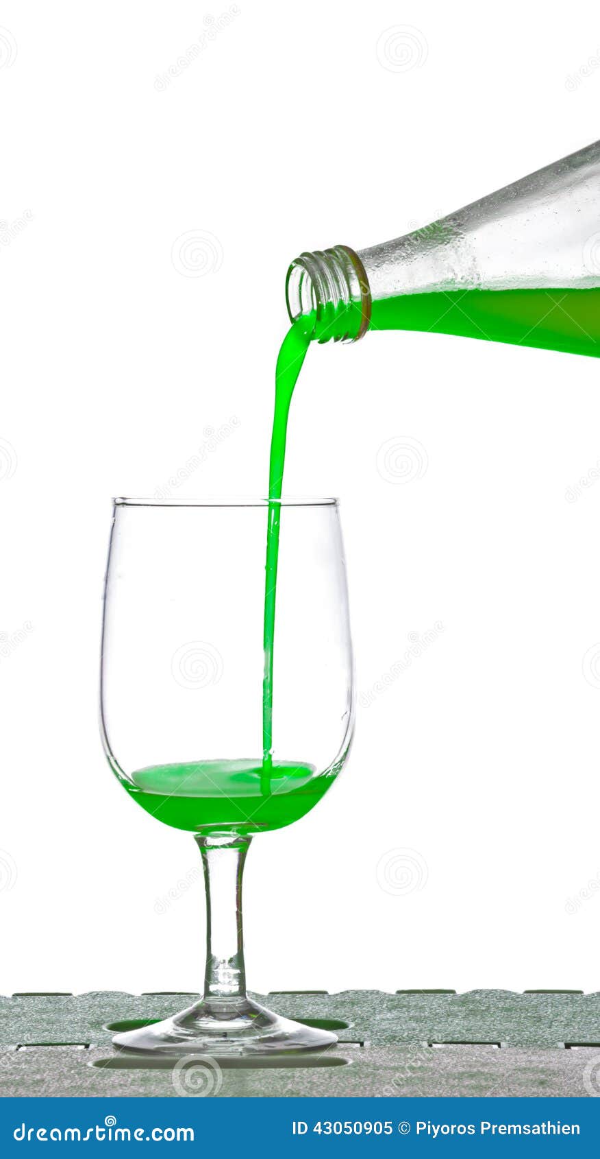 Pouring Apple Juice from Bottle into Glass Stock Image Image of