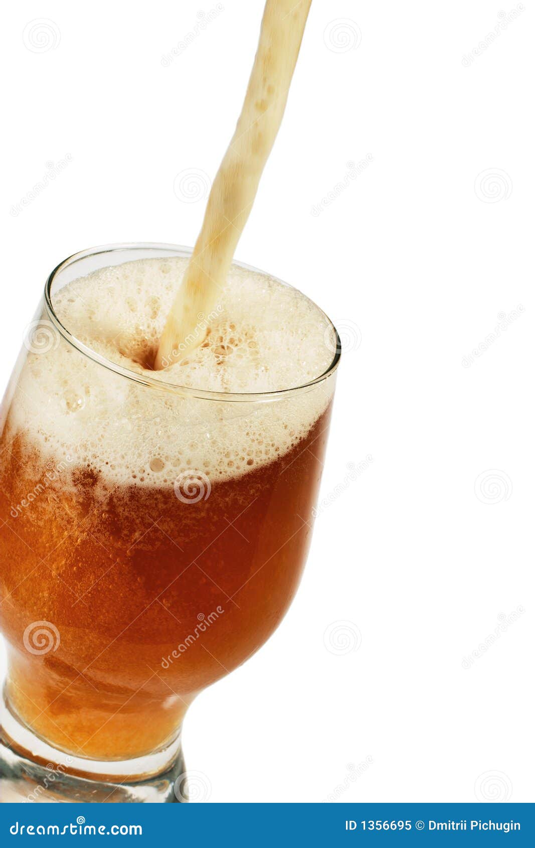 Pouring beer stock image. Image of full, foam, pour, alcohol 1356695