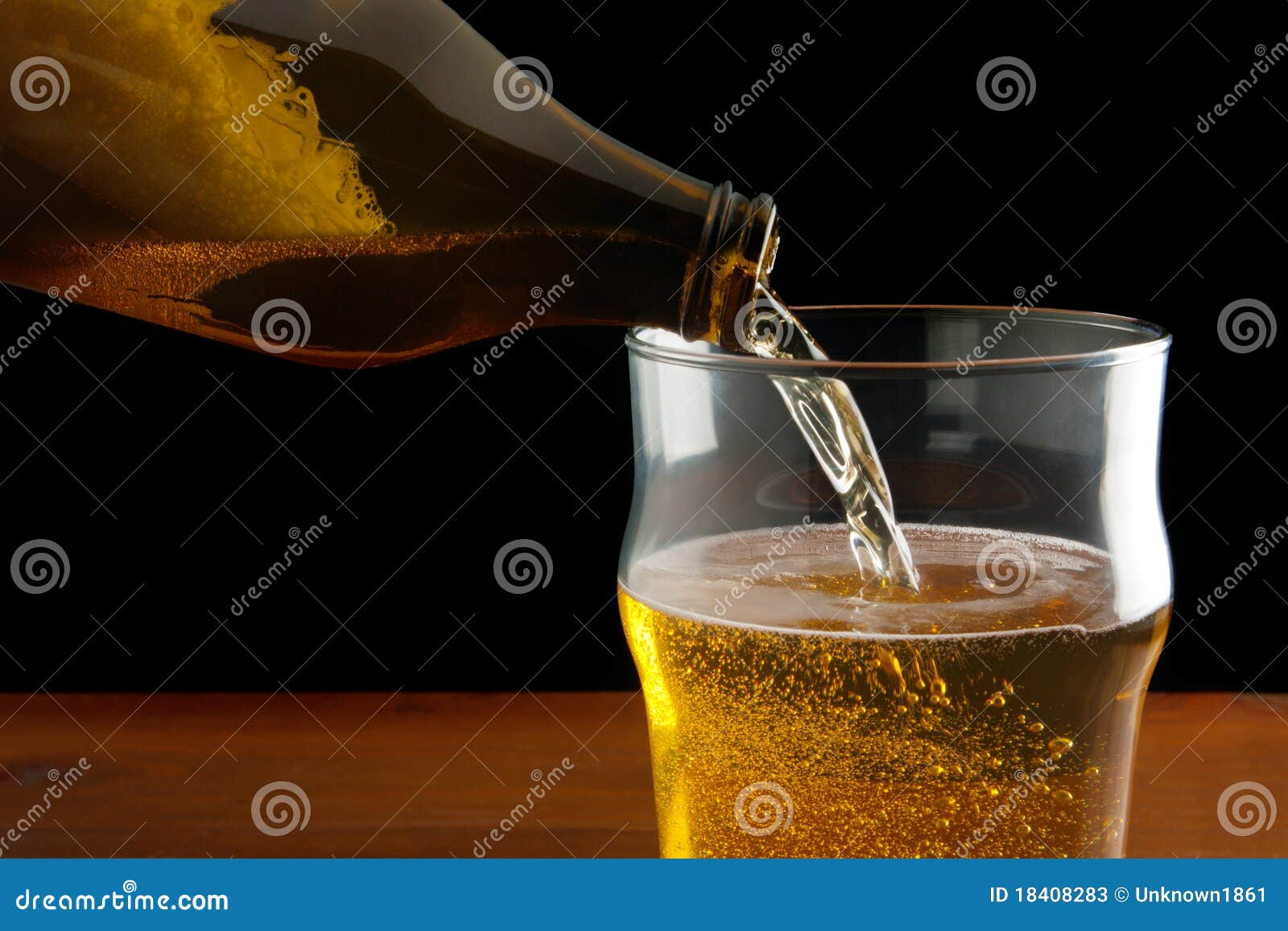Pouring Beer stock image. Image of yellow, pour, background 18408283