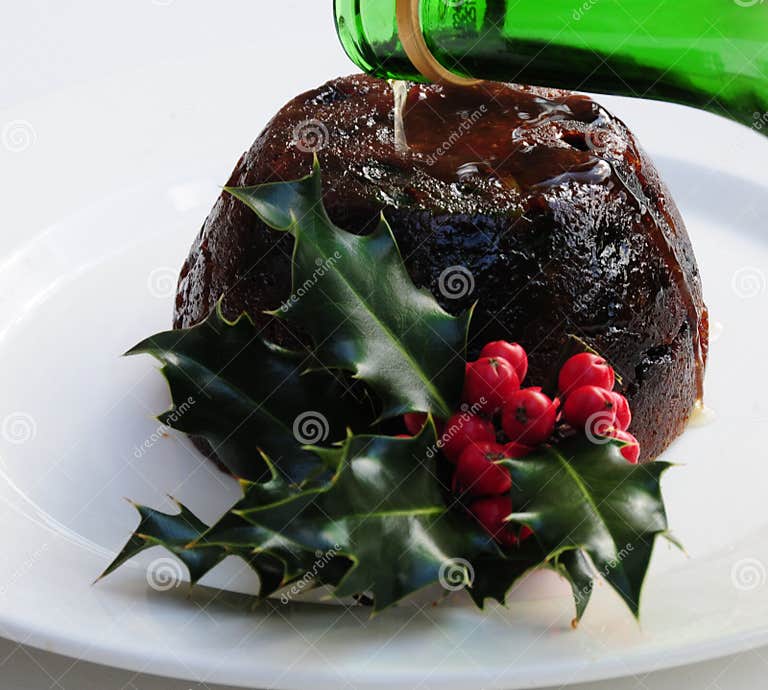 How to flame brandy on christmas pudding