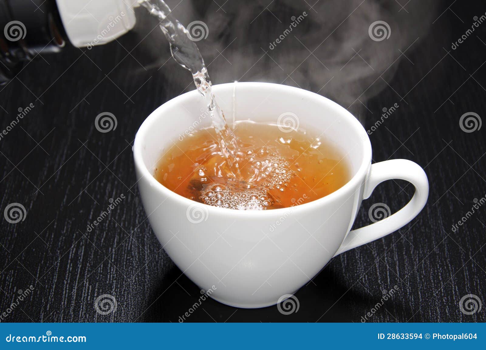 Pouring Hot Water Stock Images Image 28633594