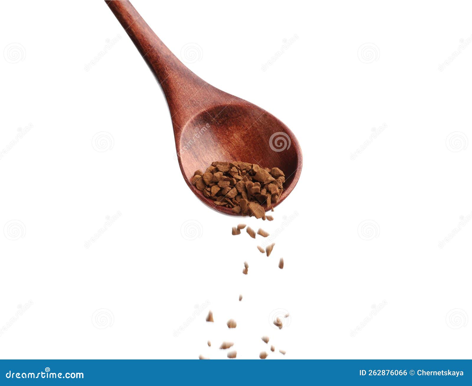 Pouring Instant Coffee from Spoon on White Background Stock Photo Image of flavor, caffeine