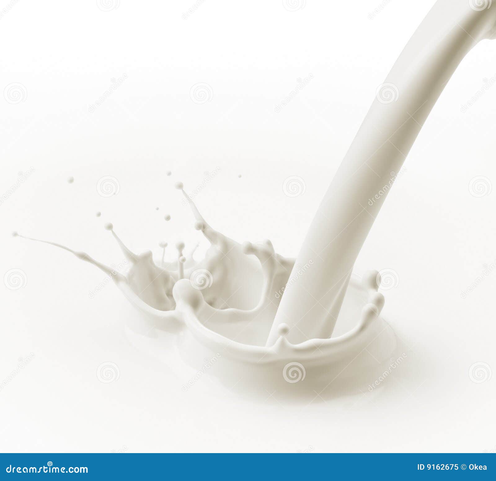 pouring milk