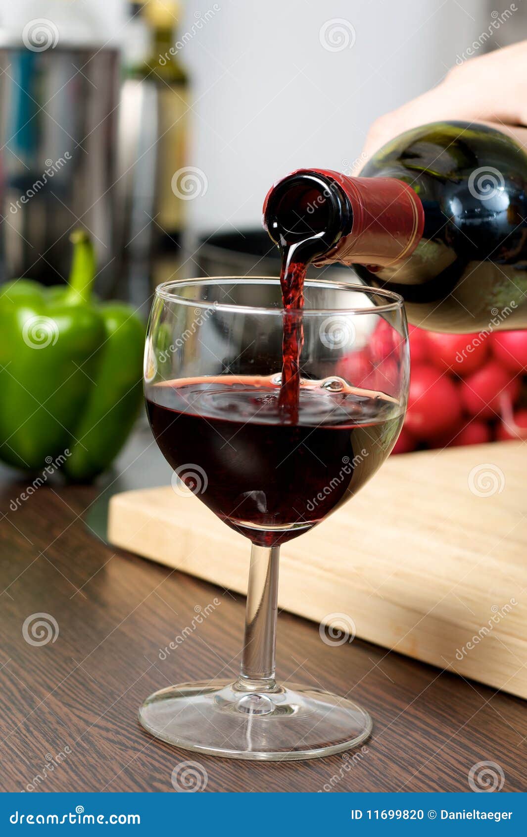 Pouring red wine stock photo. Image of slice, bottle 11699820