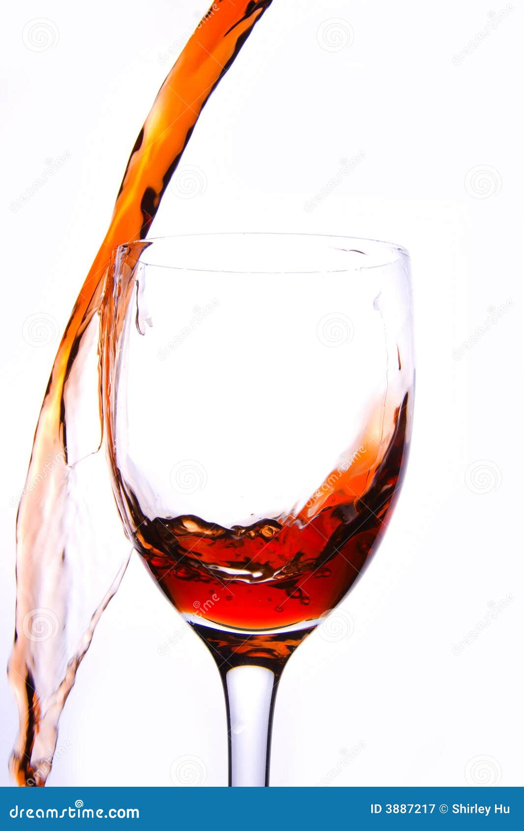 Pouring Red Wine stock image. Image of object, isolated 3887217