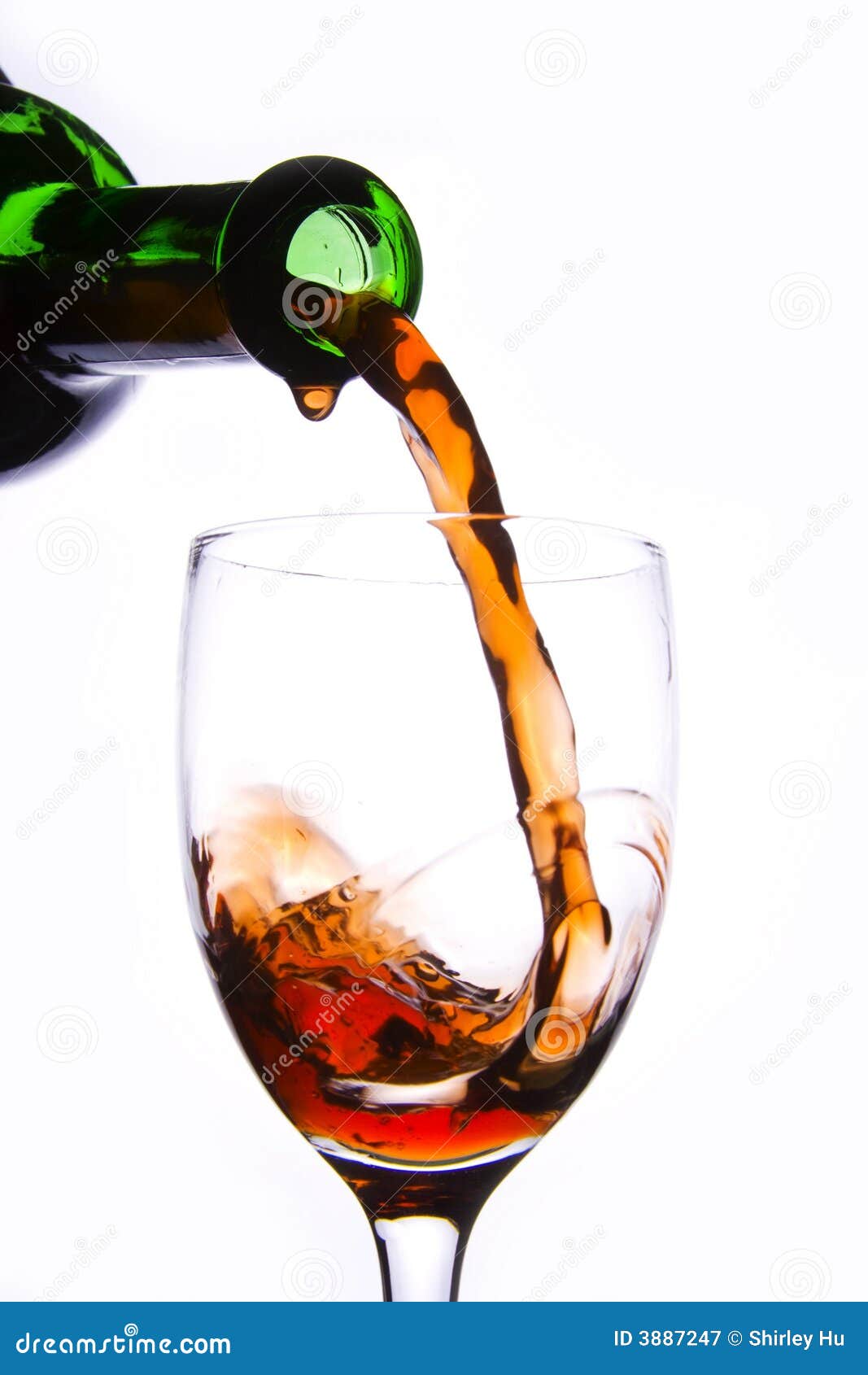 Pouring Red Wine stock image. Image of bottle, place, high 3887247