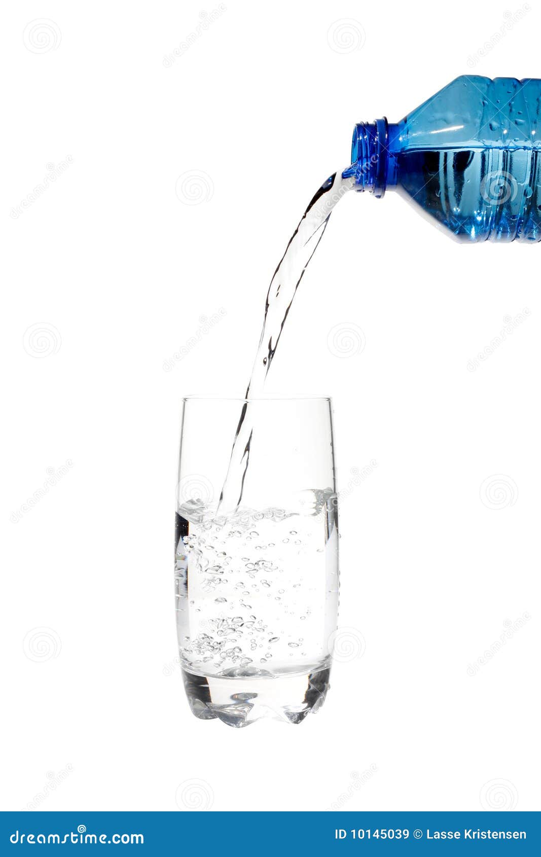 Pouring water stock image. Image of light, diet, flow 10145039