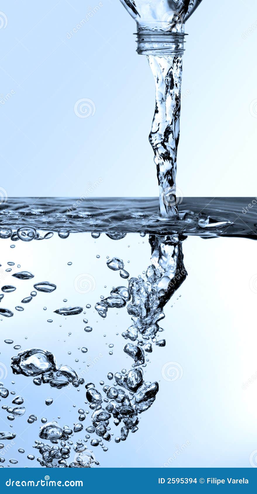Pouring Water From A Bottle Stock Images - Image: 2595394