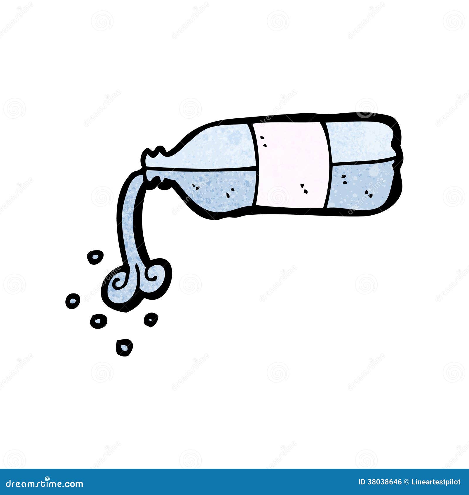 Pouring water cartoon stock vector. Illustration of drawing 38038646