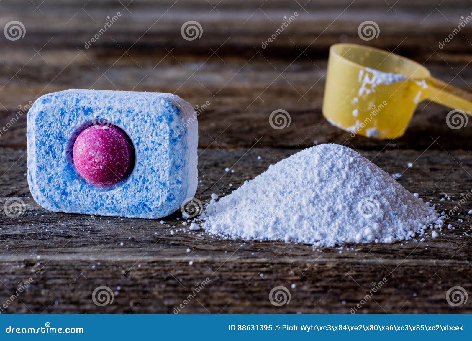 Powder for the Dishwasher Vs. Tablet Stock Image Image of wallpaper