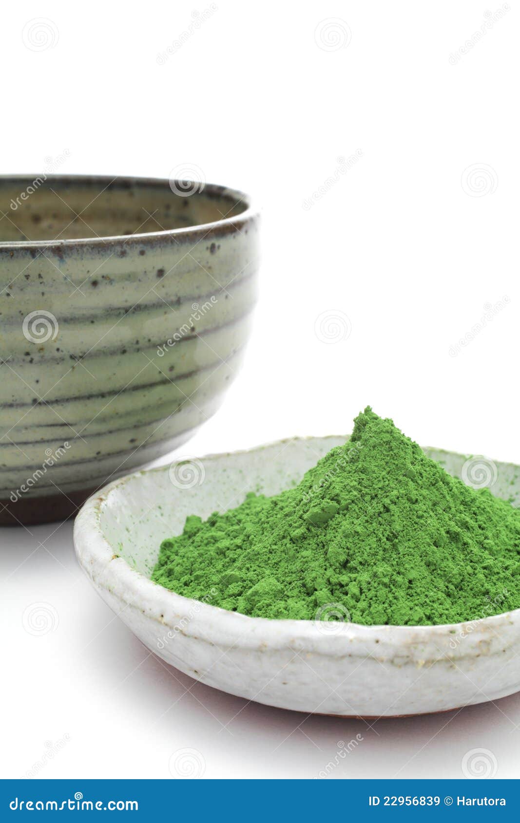 Powdered green tea stock image. Image of tool, healthcare 22956839