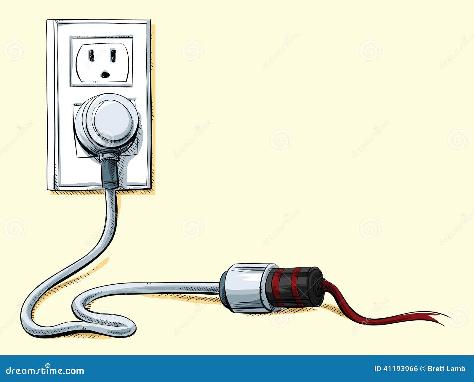 Extension Cord Stock Illustrations – 3,631 Extension Cord Stock  Illustrations, Vectors & Clipart - Dreamstime