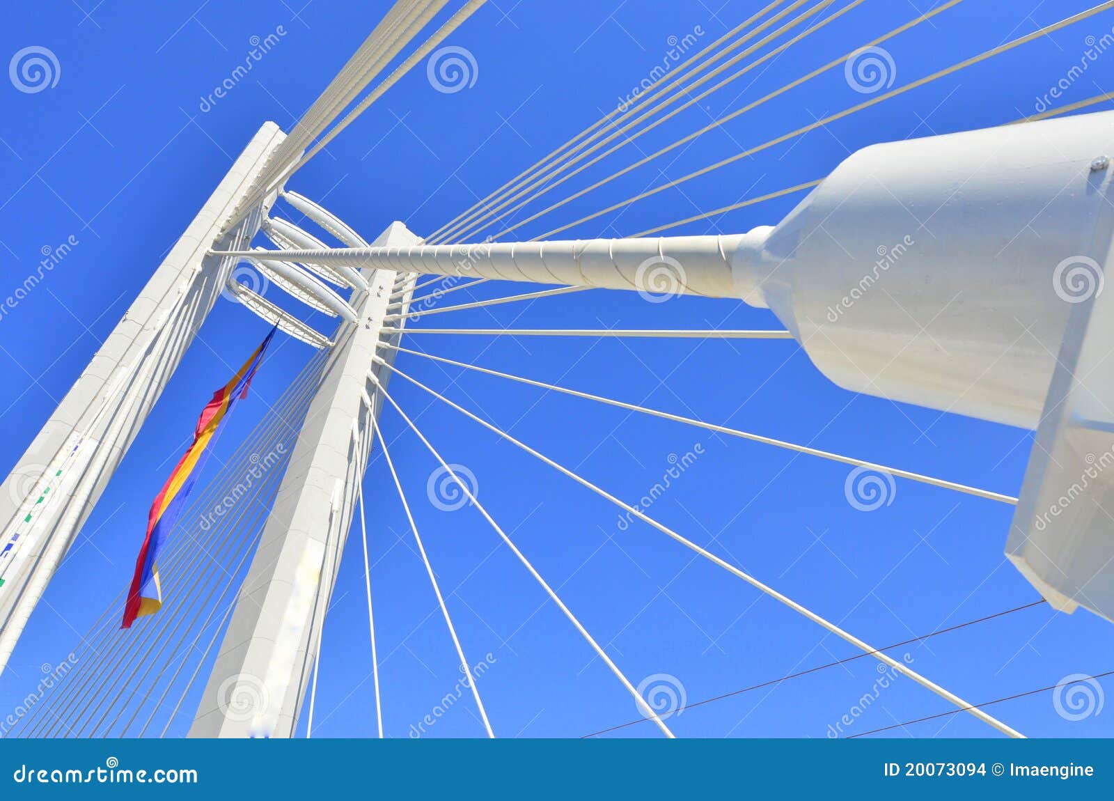 Power Details of a Suspension Bridge Stock Photo Image of cables