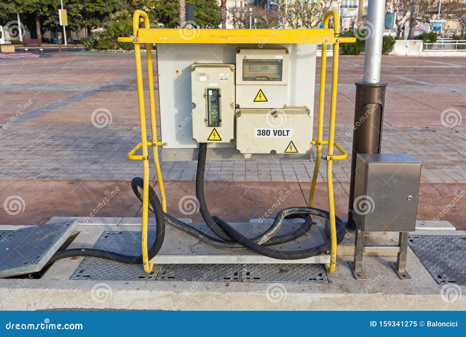 Power Distribution Box stock image. Image of voltage 159341275