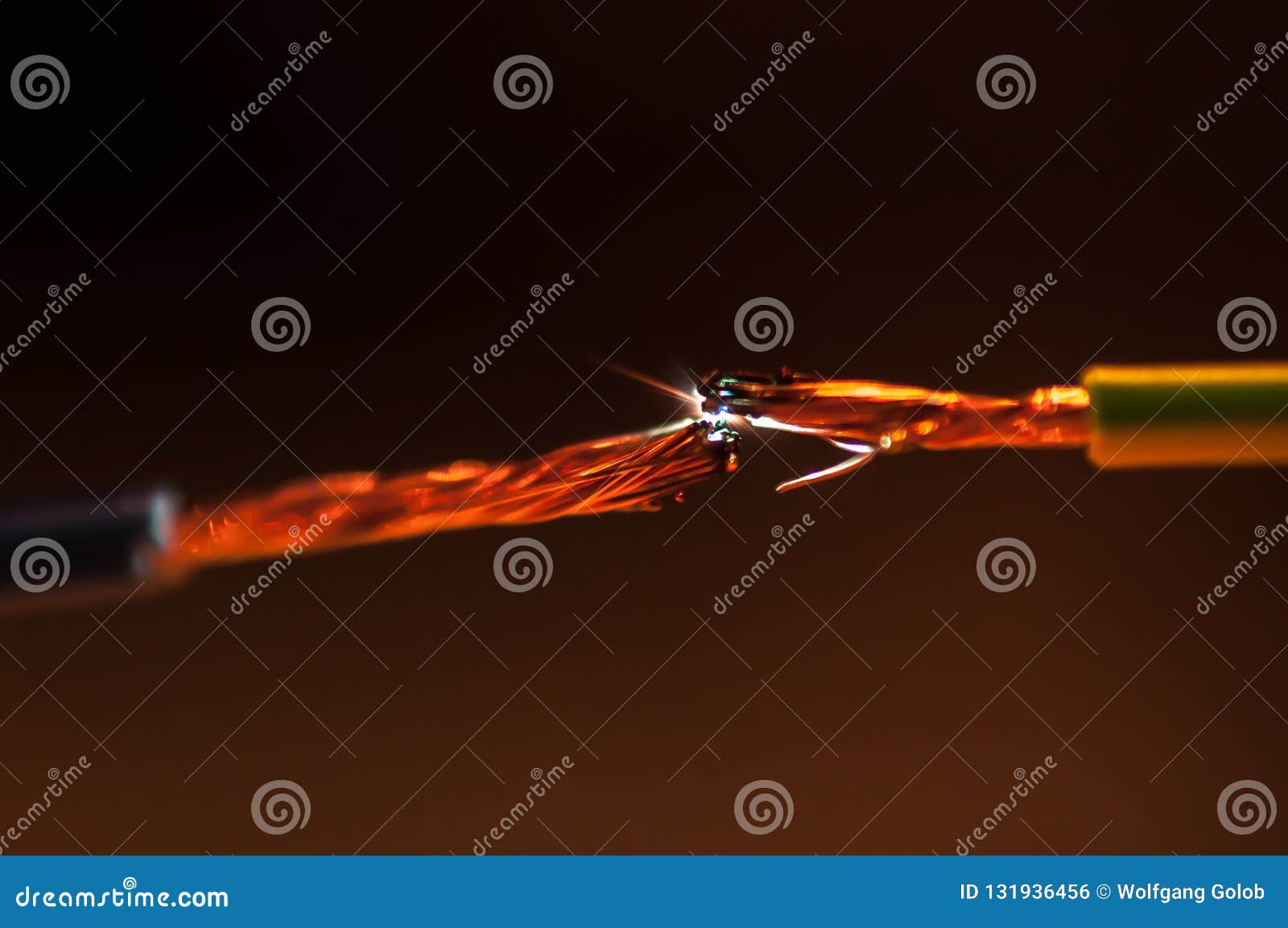 Power of Electricity Flashover Stock Photo Image of current, electricity 131936456