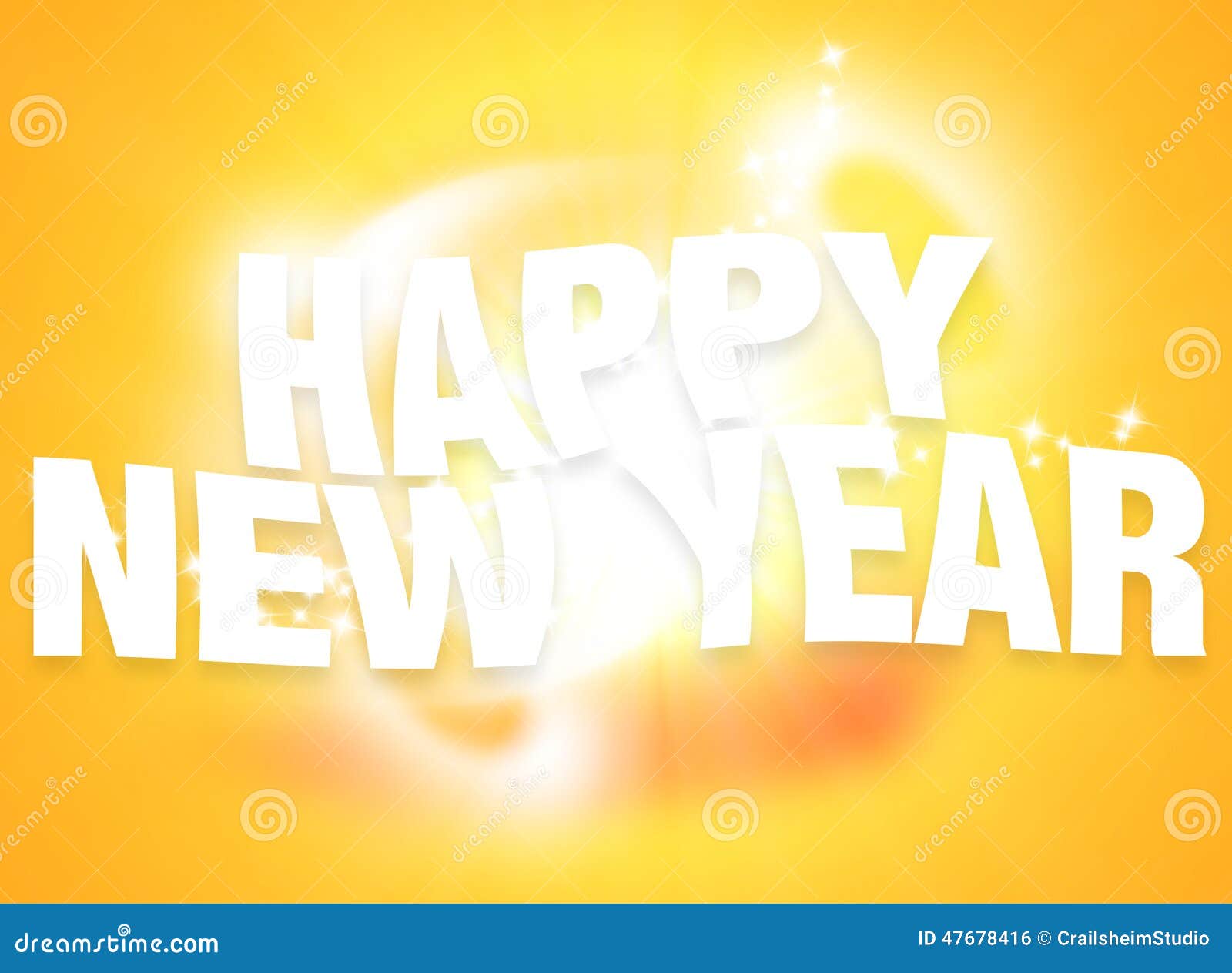 power energy light happy new year background