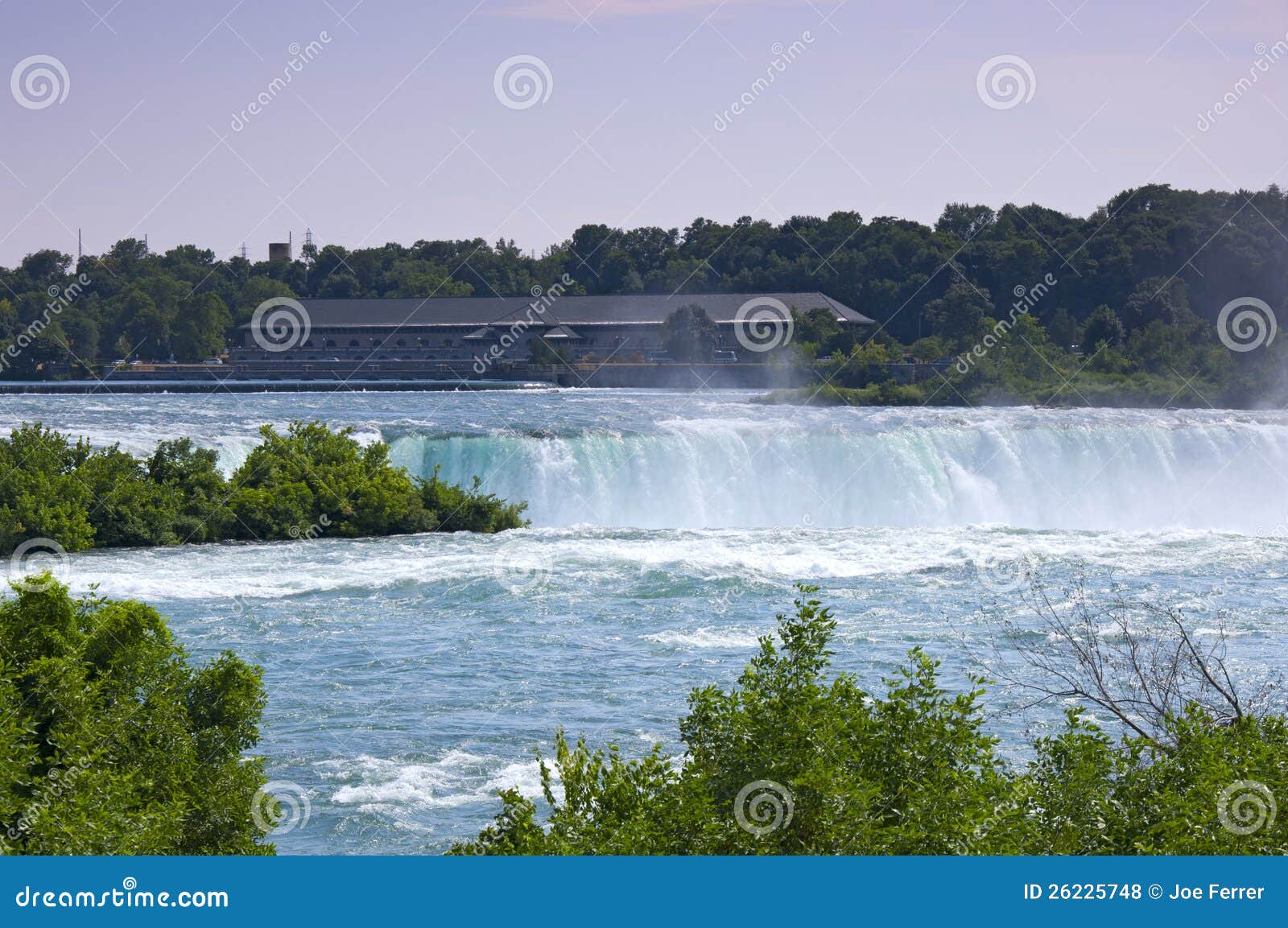 Power Generating Station at Niagara Falls Ontario Stock Photo Image