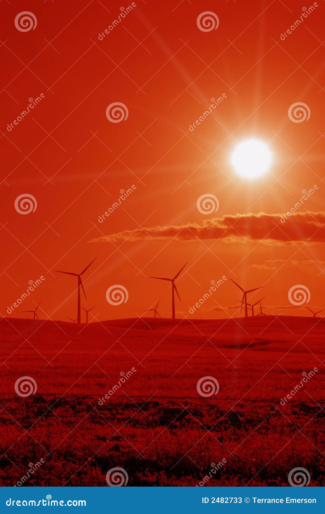 power generating wind turbines