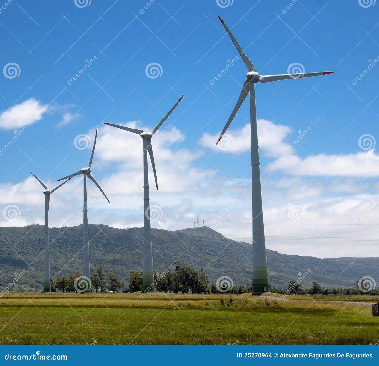 power generating wind turbines