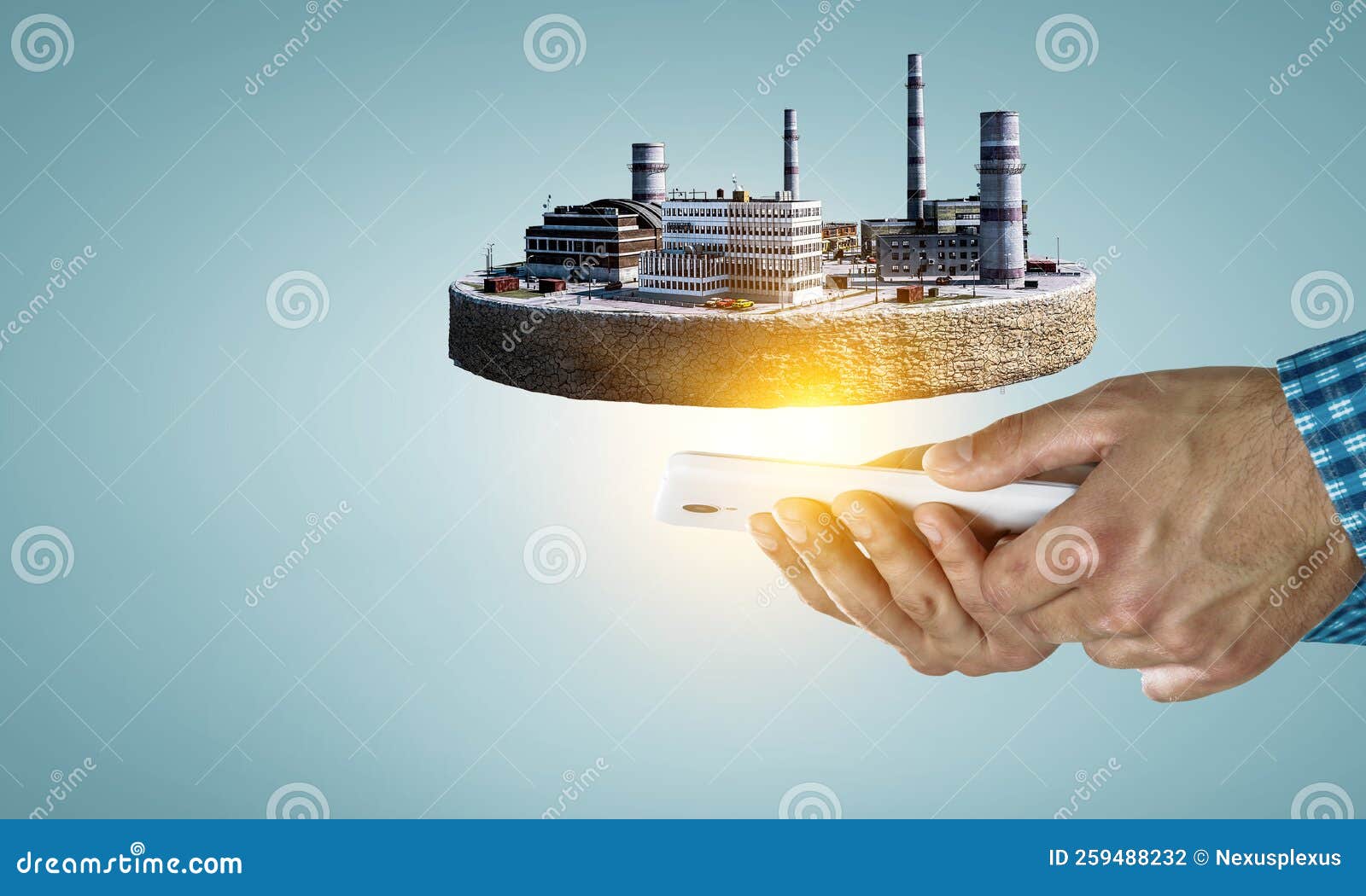 Power Generation Factory . Mixed Media Stock Photo Image of ecology, environmental 259488232
