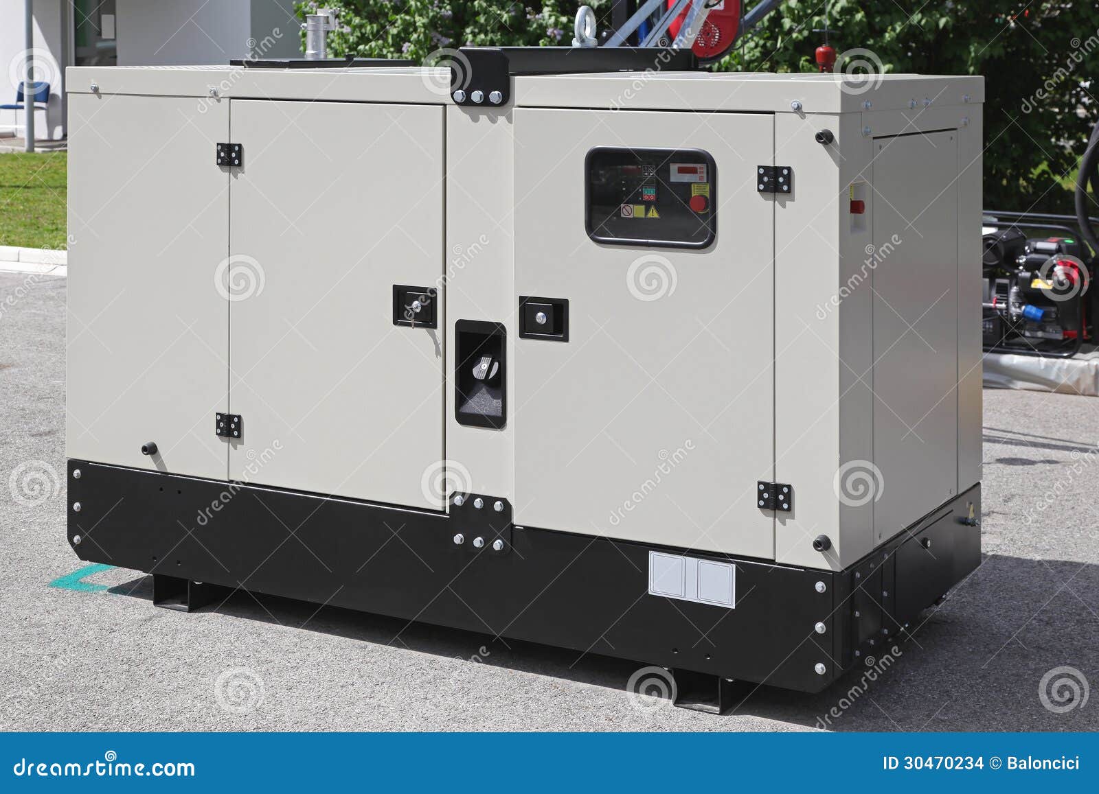 Power generator stock photo. Image of diesel, mechanical 30470234