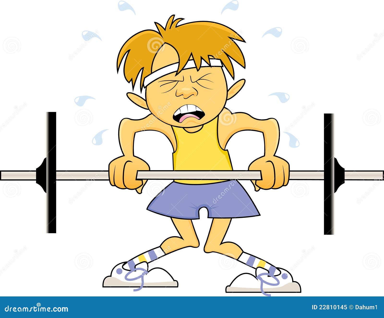 Power lifting stock vector. Illustration of weak, exercise - 22810145