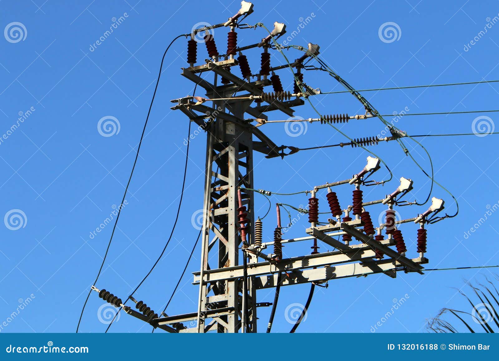 Power line wire stock photo. Image of horizon, positrons 132016188