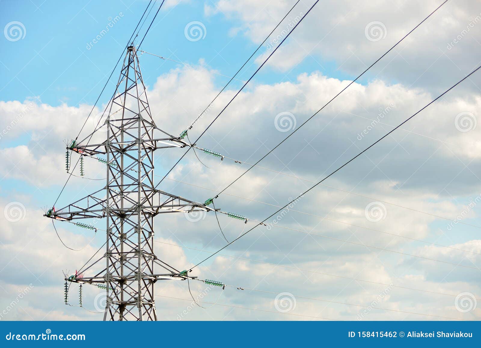 power lines with protection from birds. bird protection of high-voltage power lines of new generation. electric pole with