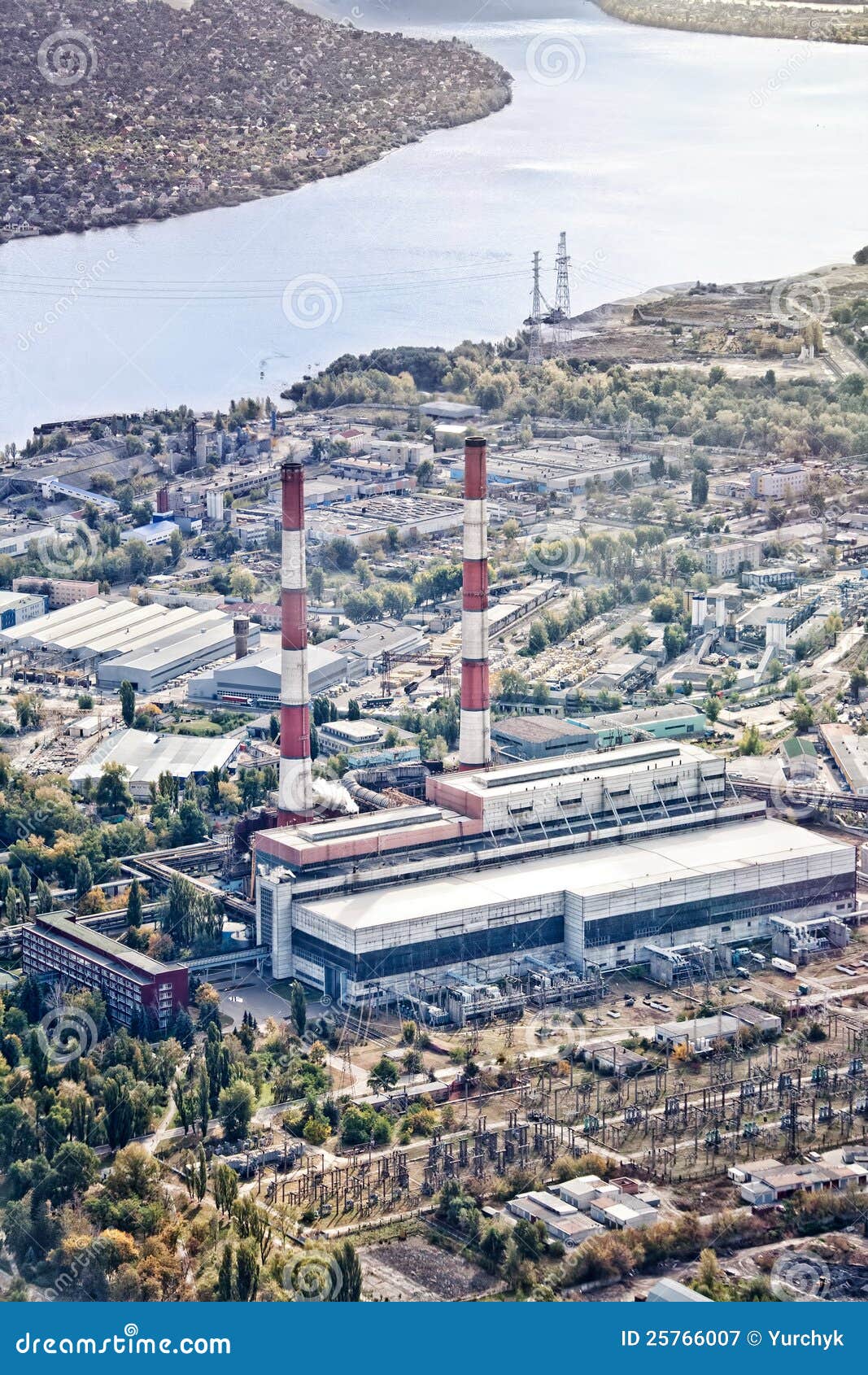 Power Plant in Kiev, Ukraine Stock Image Image of coal, structure