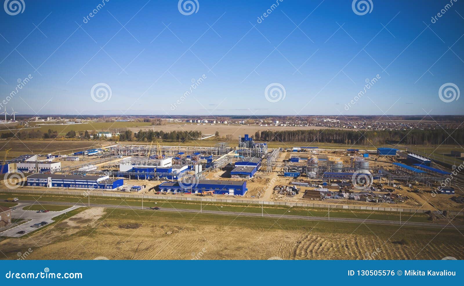 Power Plant Under Construction.Plant for Stock Photo - Image of coal