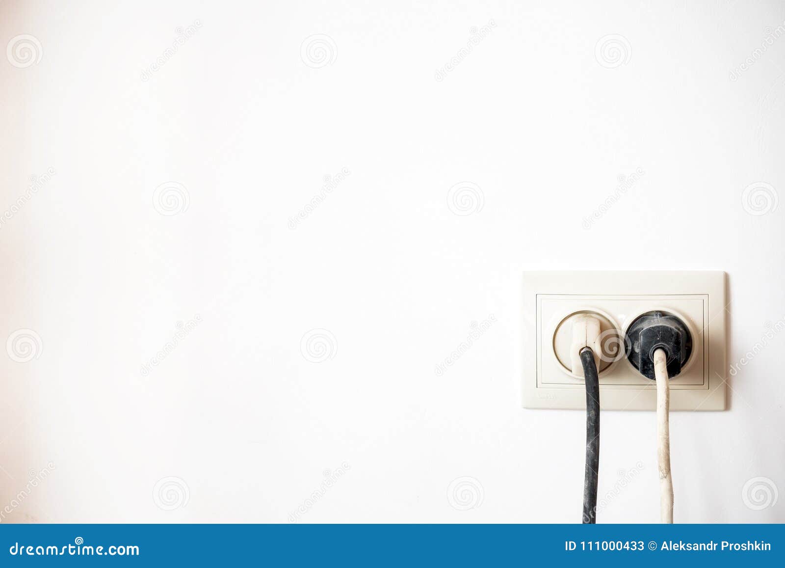 Power socket and plug stock image. Image of cost, current 111000433