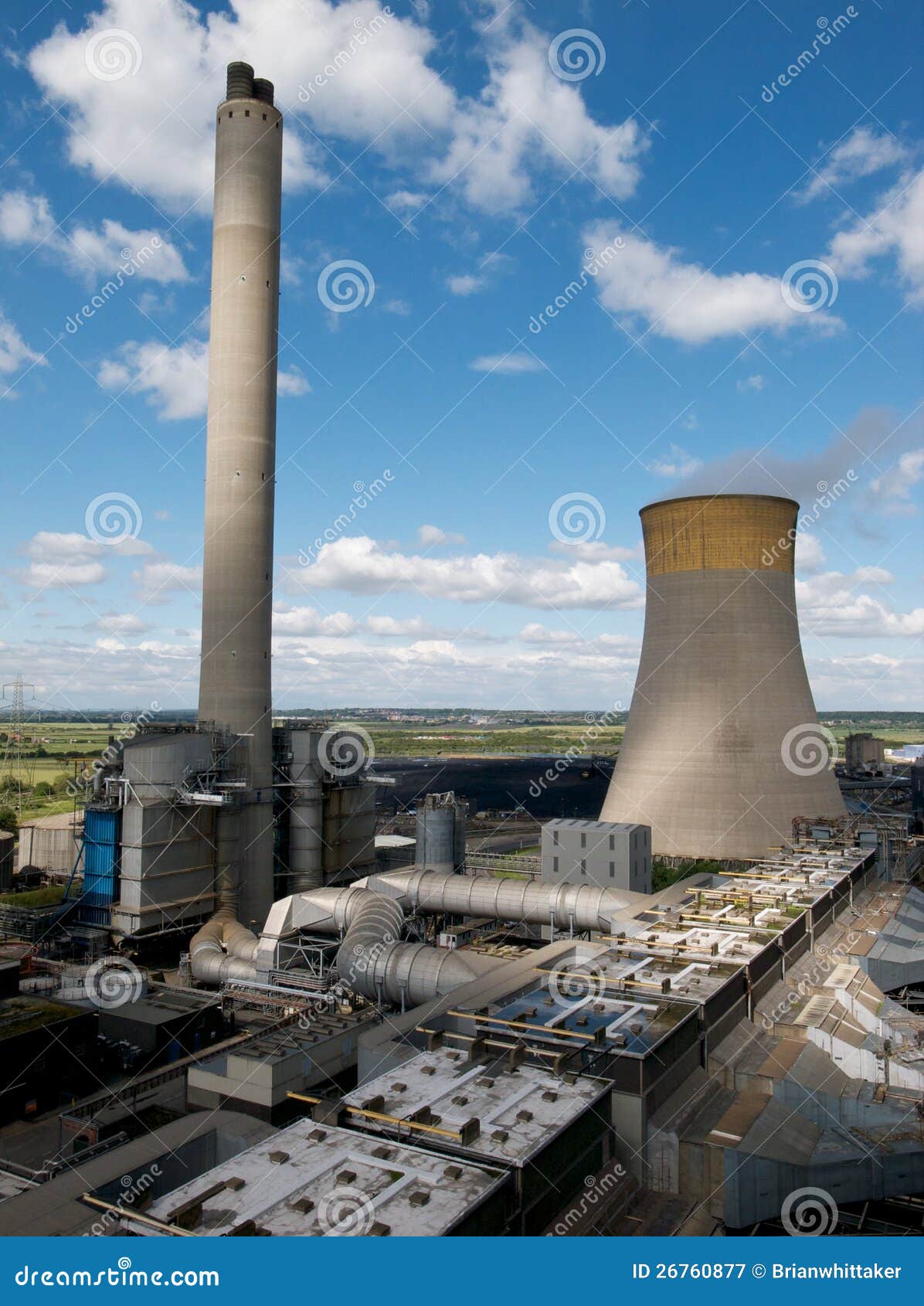 Power Station stock image. Image of coal, electricity - 26760877
