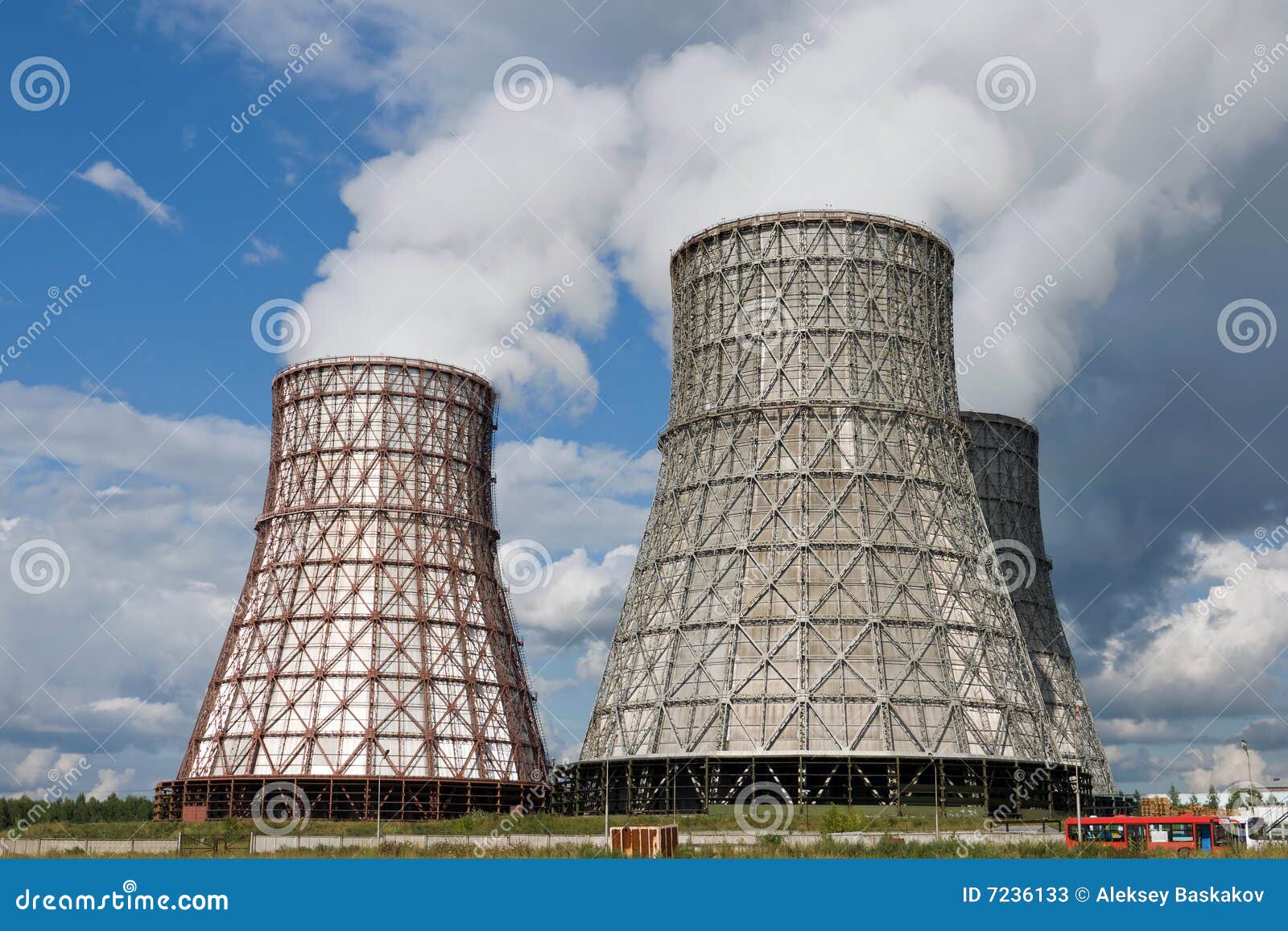 Power station stock image. Image of plant, power, factory - 7236133