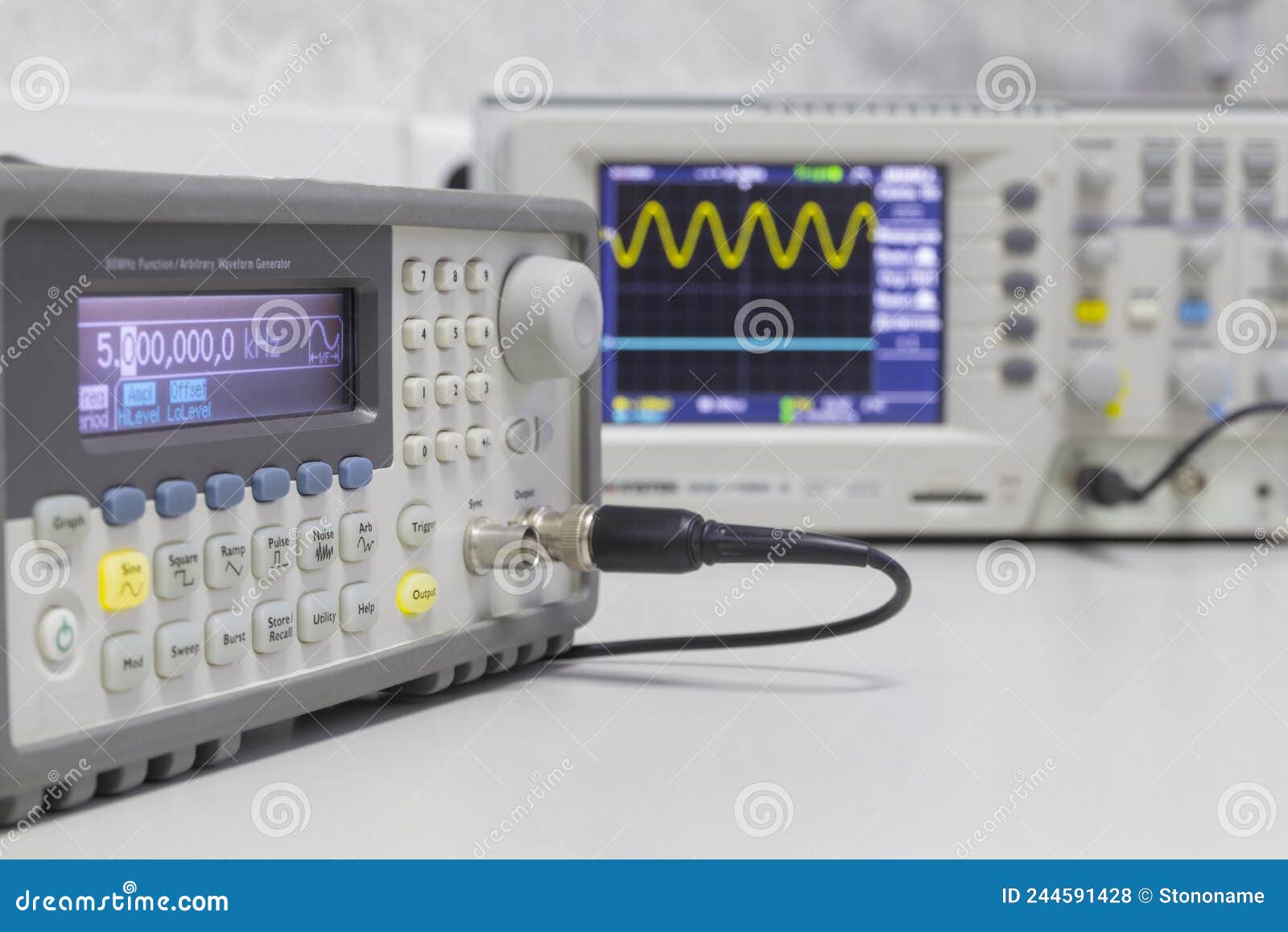 Power Supplies and Electronic Measuring Devices in the Laboratory Stock