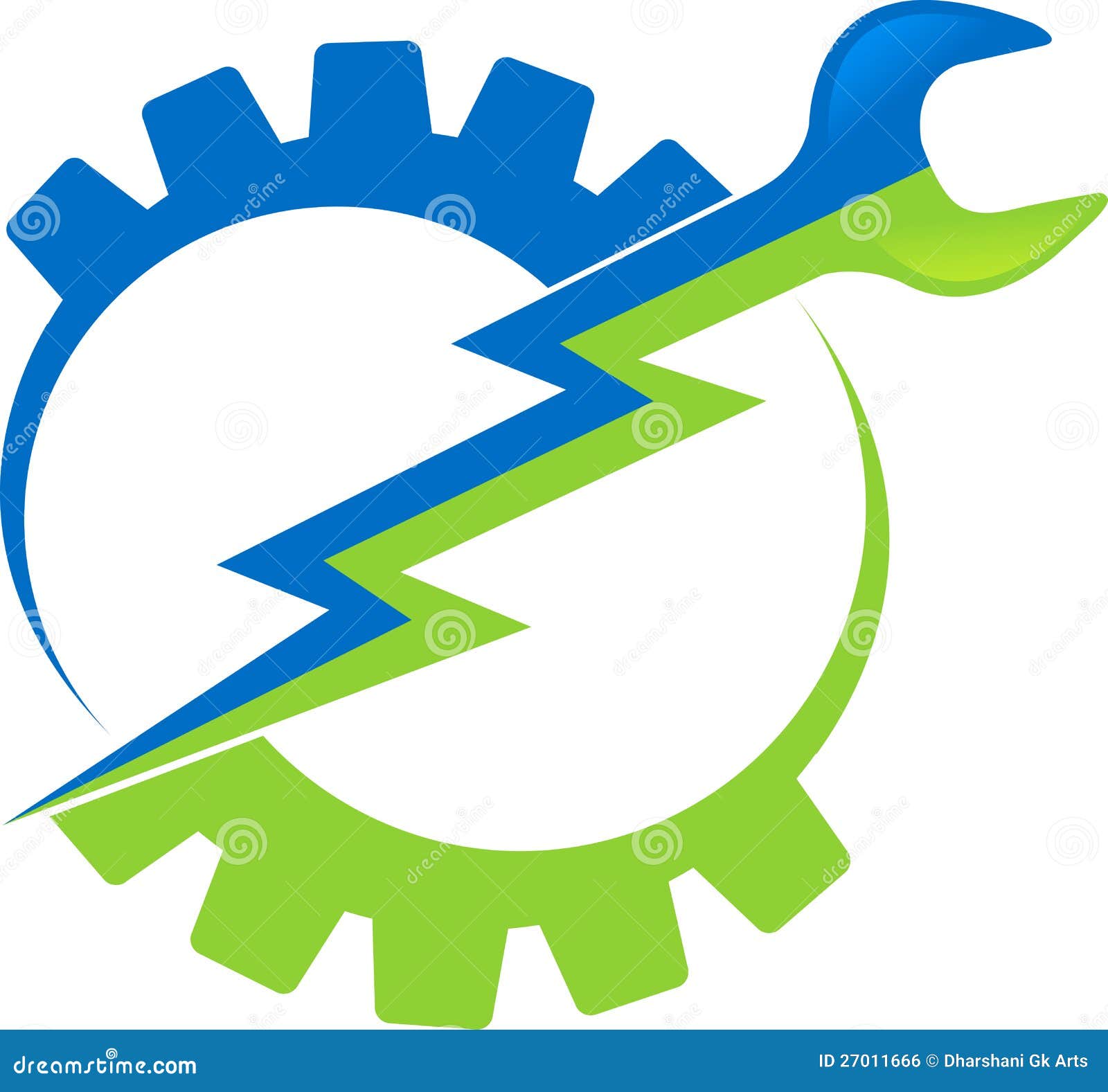 Power Tool Logo Royalty Free Stock Image - Image: 27011666