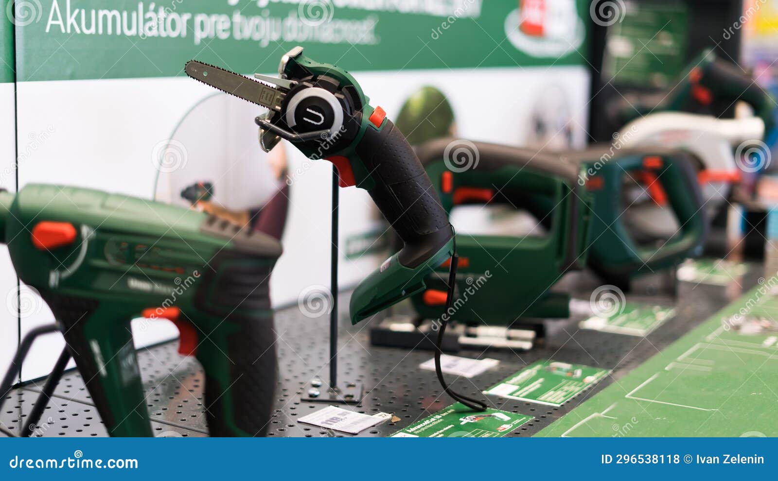 Power Tools, Drills and Hammers of Various Manufacturers are Sold in a