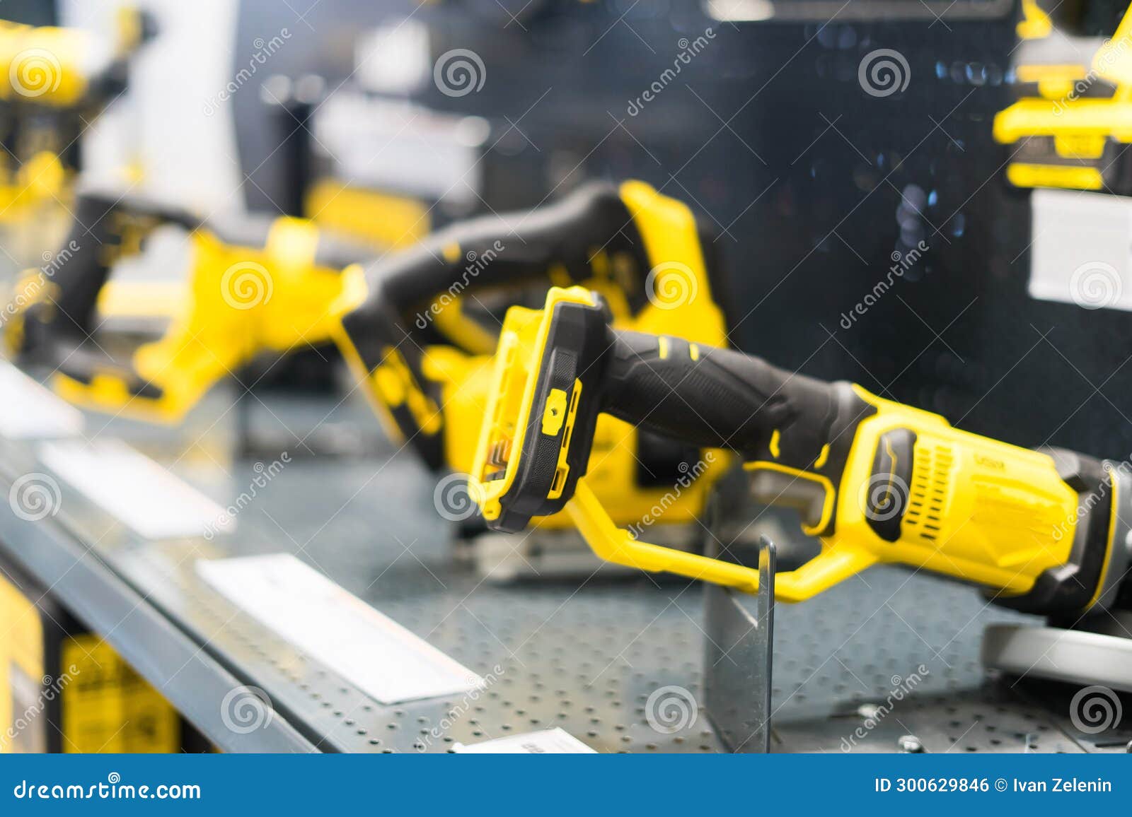 Power Tools, Drills and Hammers of Various Manufacturers are Sold in a