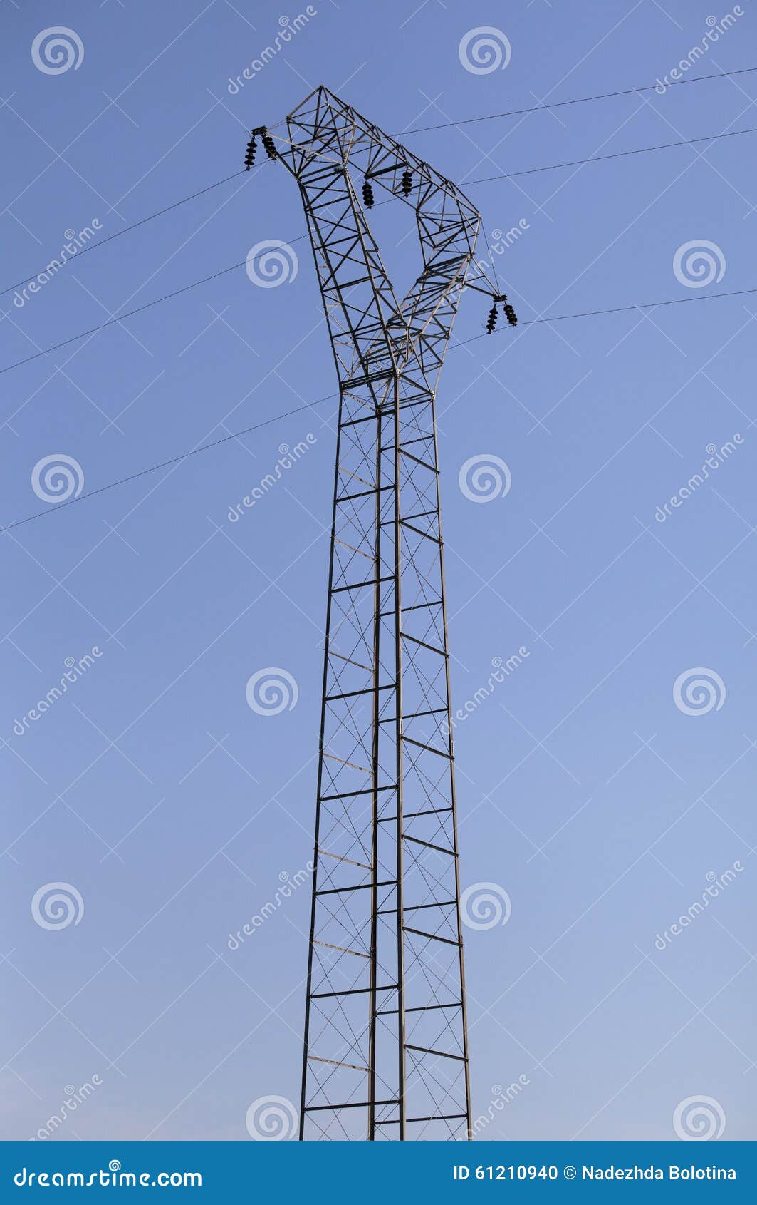 Power transmission pole stock photo. Image of equipment - 61210940