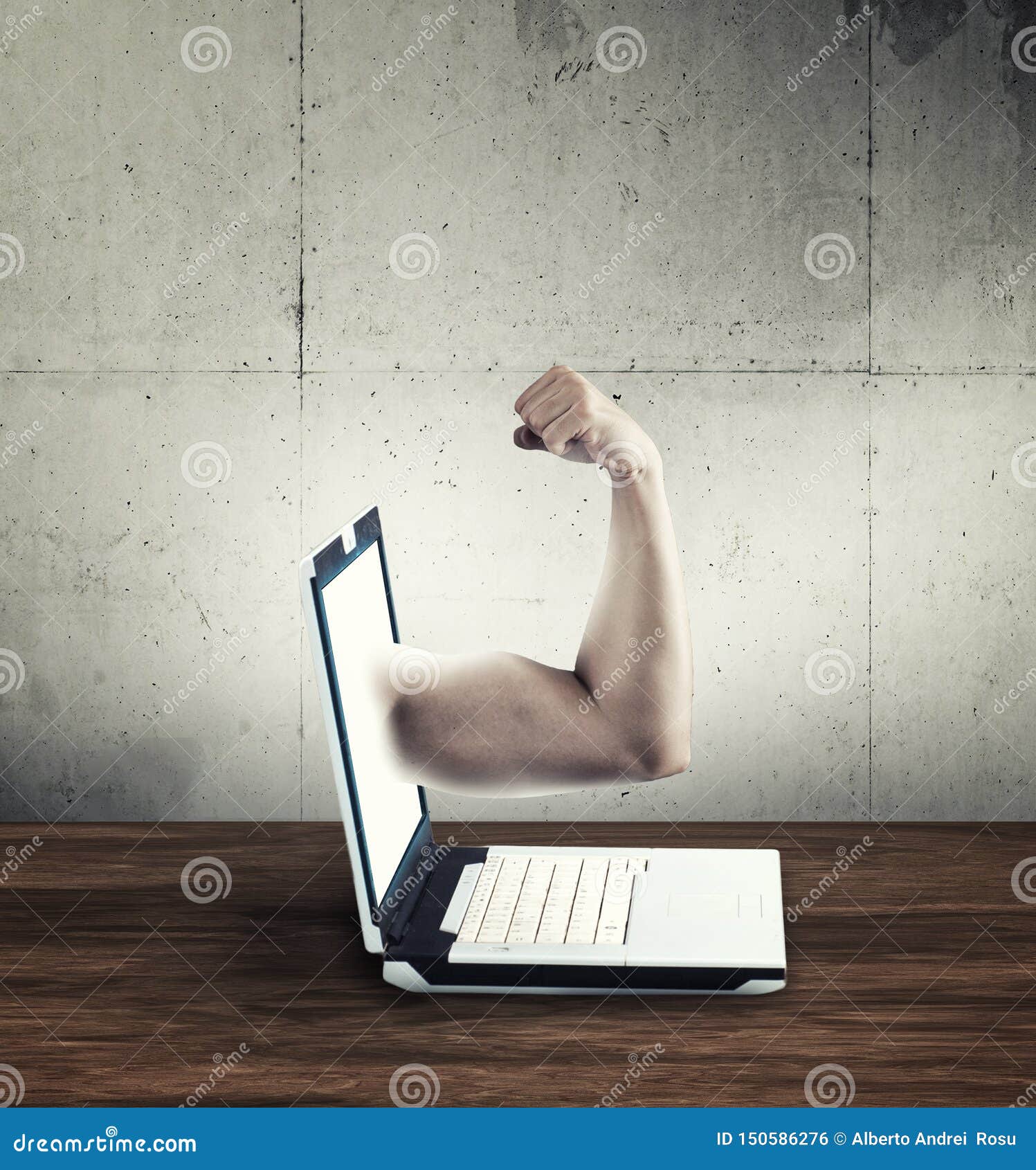 Powerful Computer. Powerful System Computer Protection Stock Photo Image of data, safety