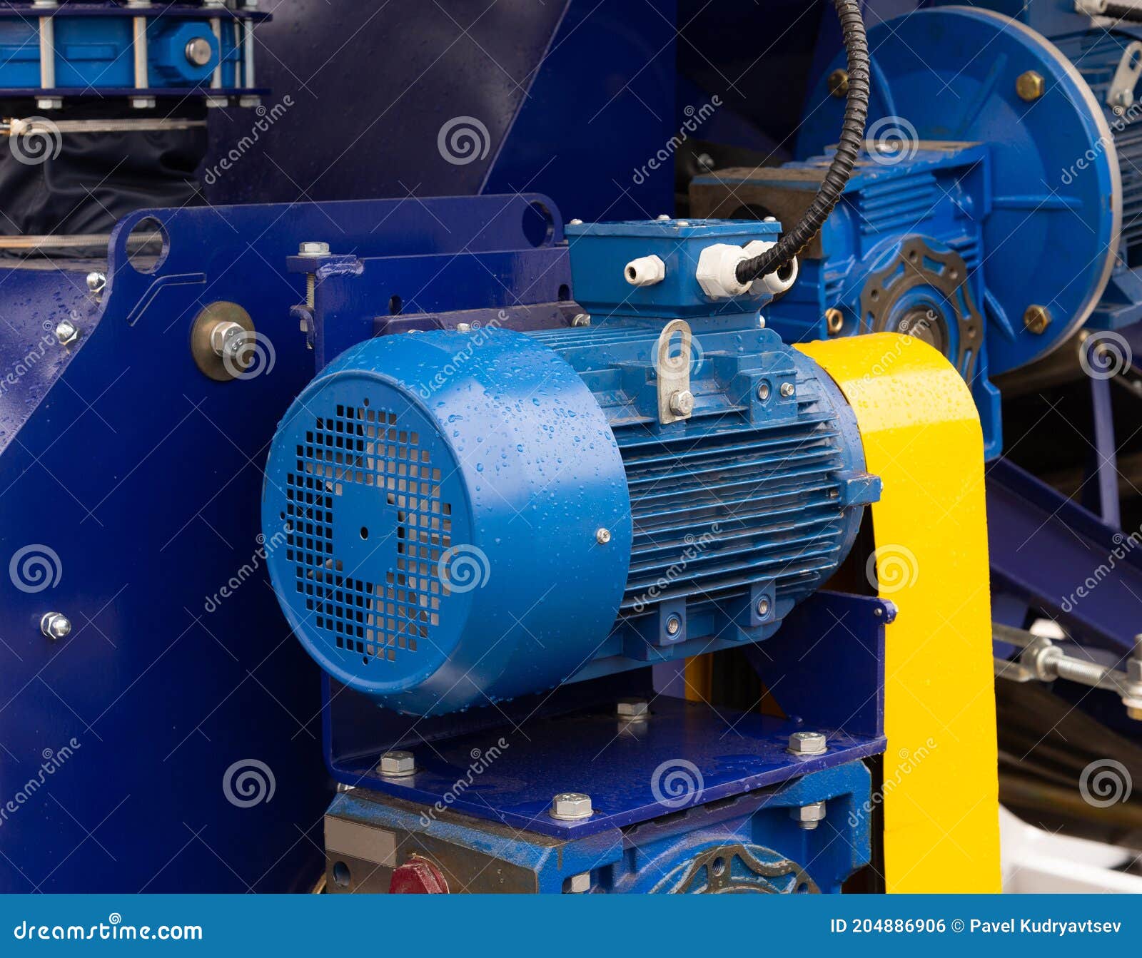 Powerful Electric Motor for Modern Stator Generator of Big Electric Motor in Coal Fired Power Plant Stock Photo Image of mechanism, generator: 204886906