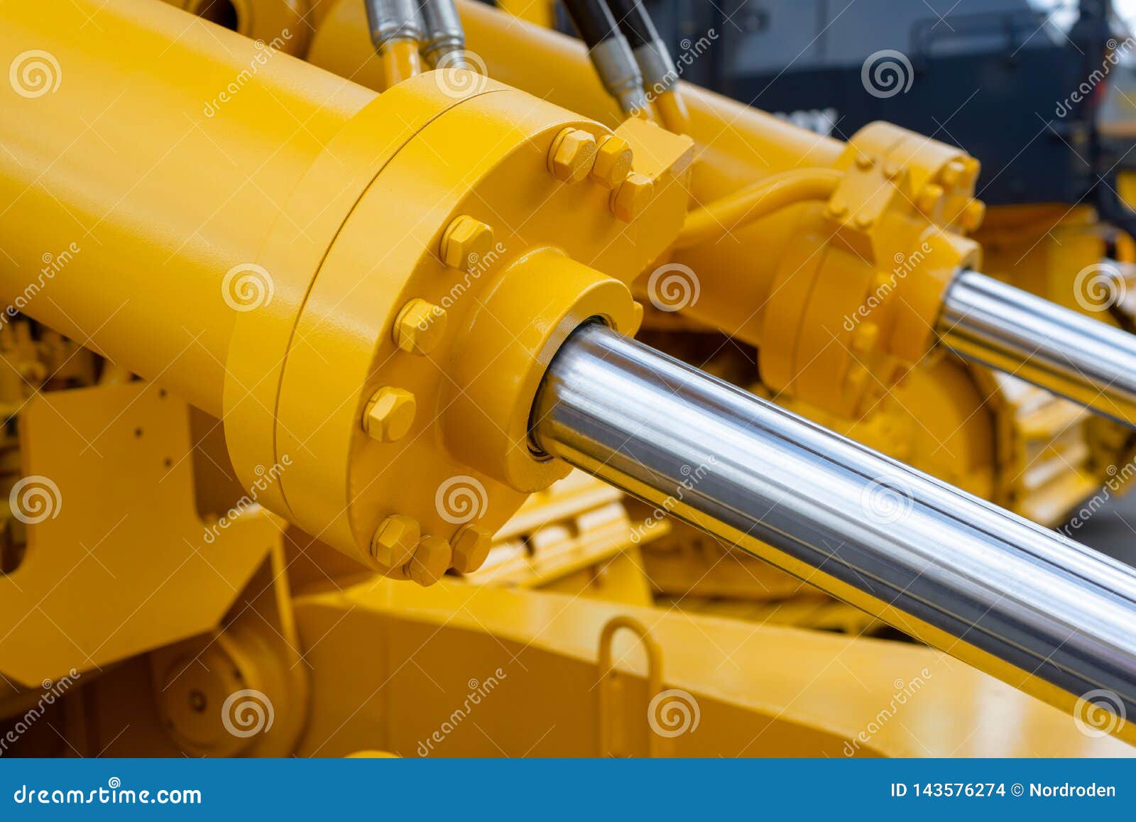Powerful Hydraulic Cylinders. the Main Power and Driving Element for