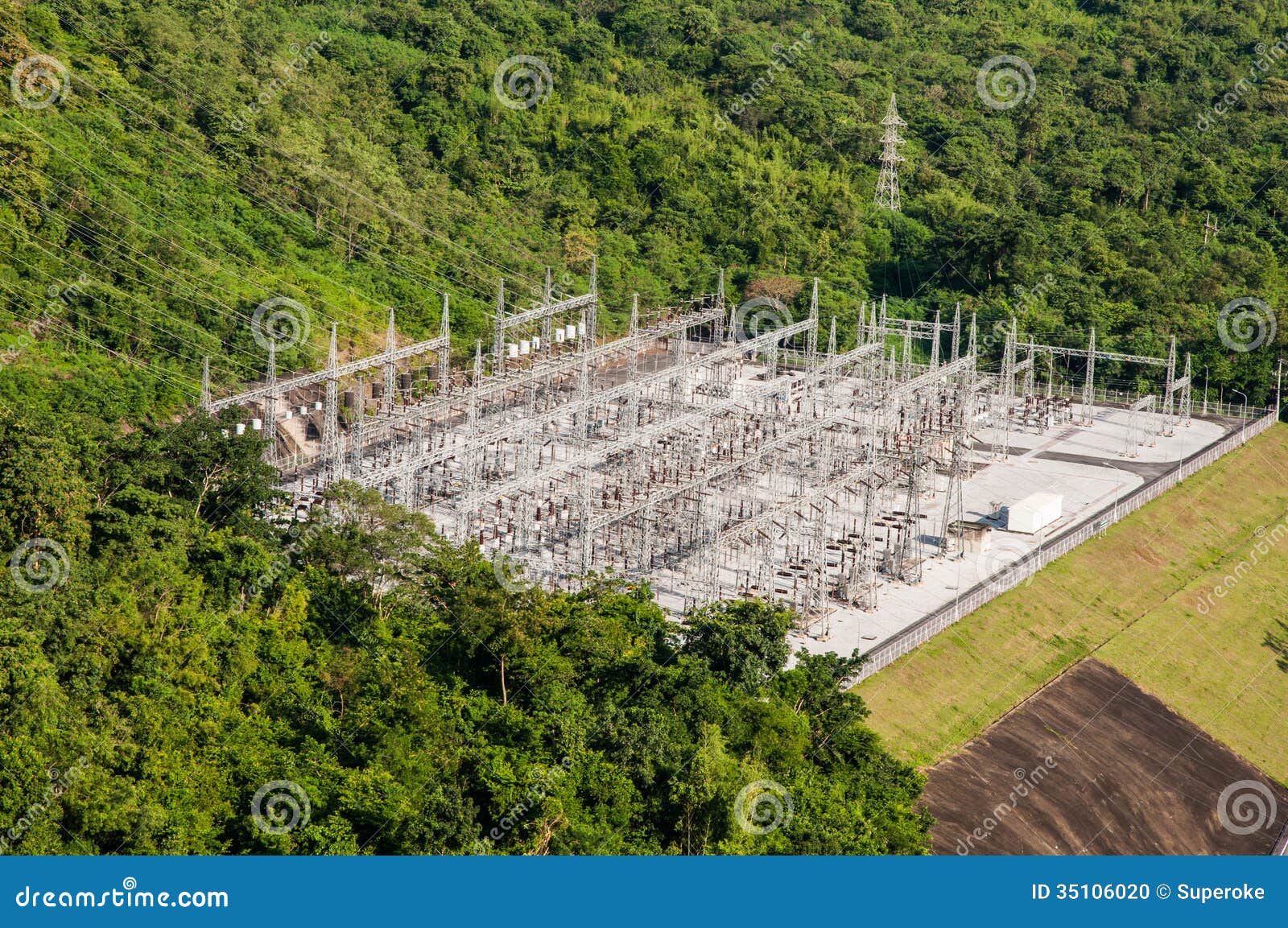 Powerhouse stock photo. Image of fuse, line, electric 35106020