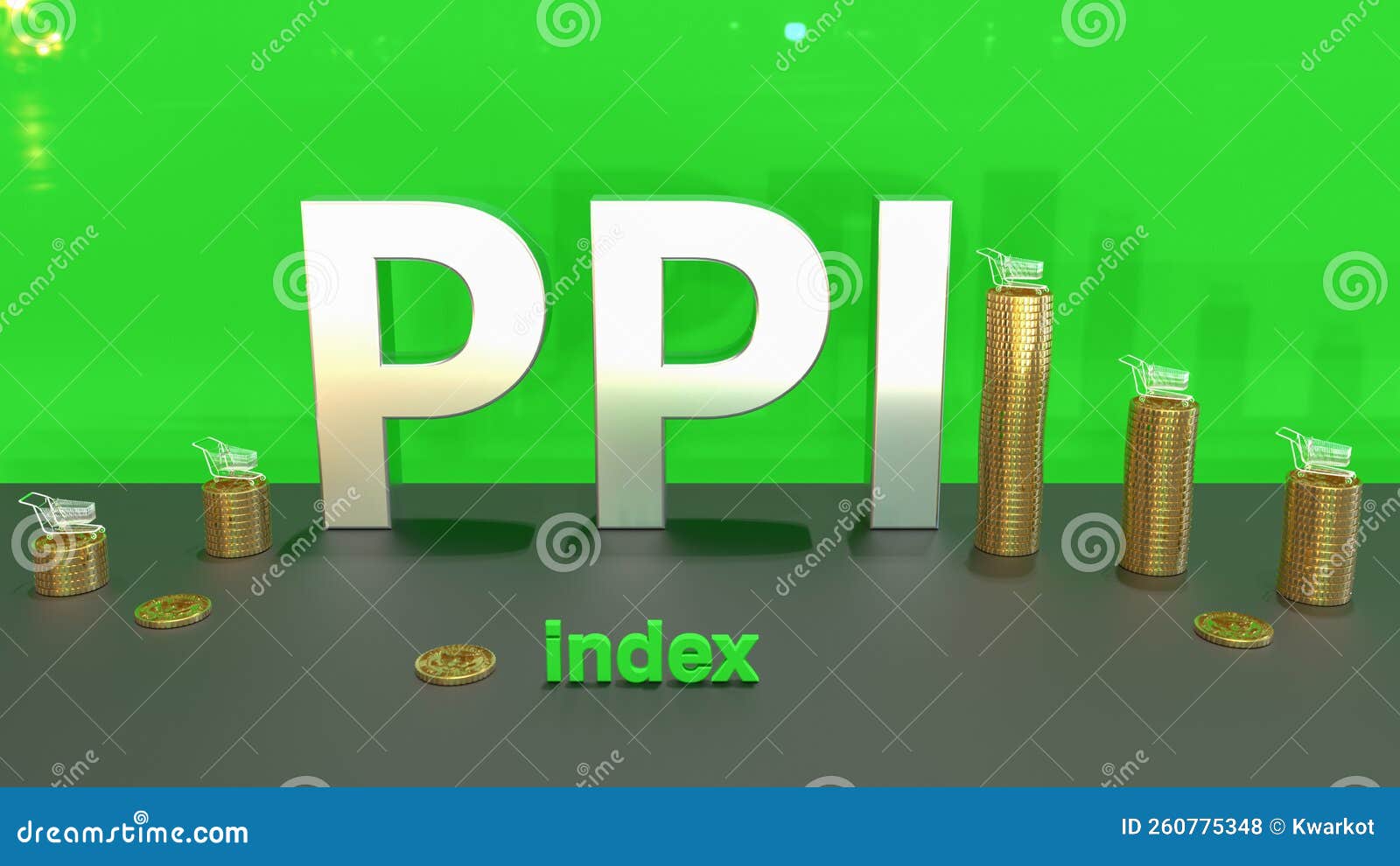 PPI. the Producer Price Index. Concept. 3d Illustration Stock ...