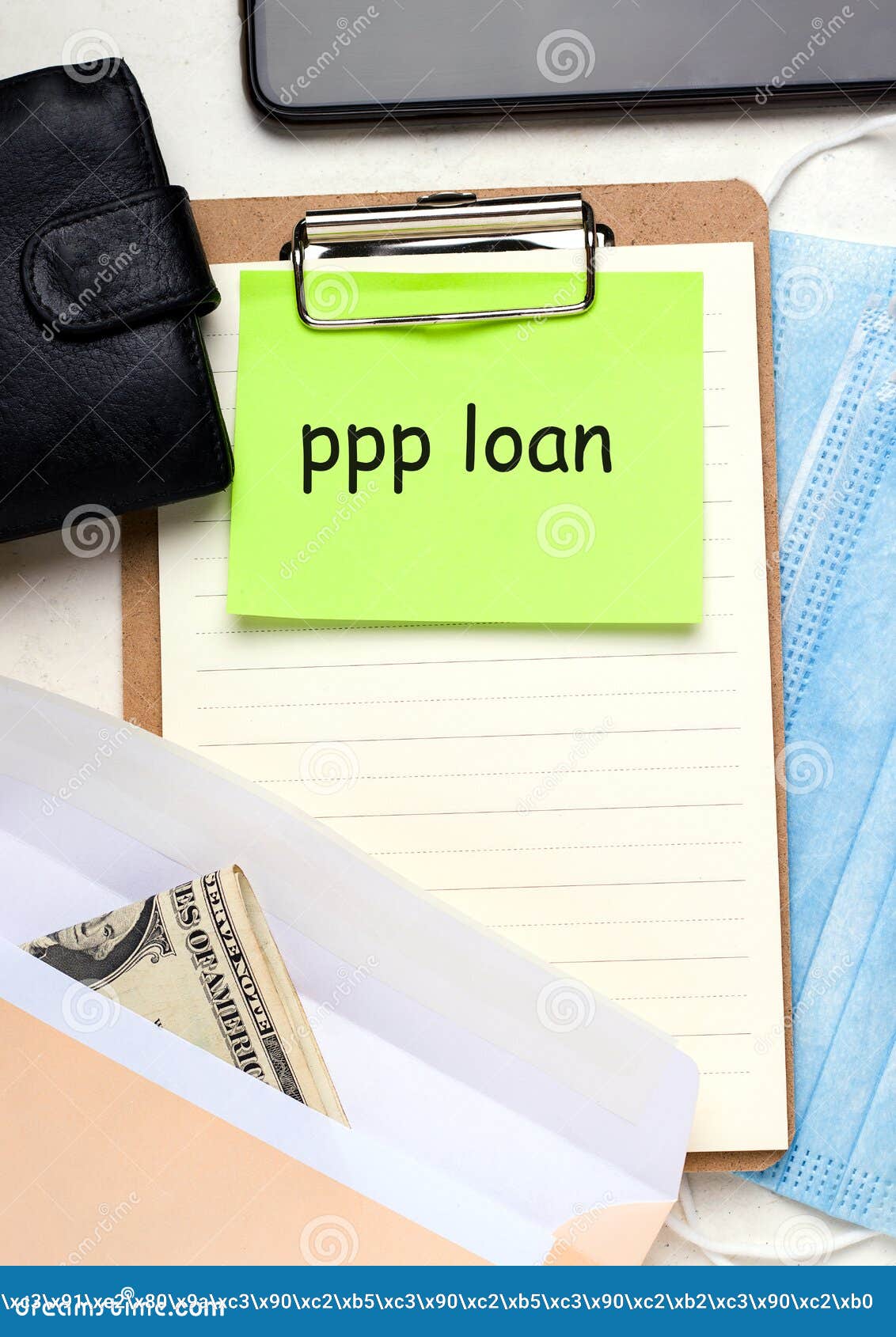 PPP Loan Salary Protection Program Concept. Stock Image Image of
