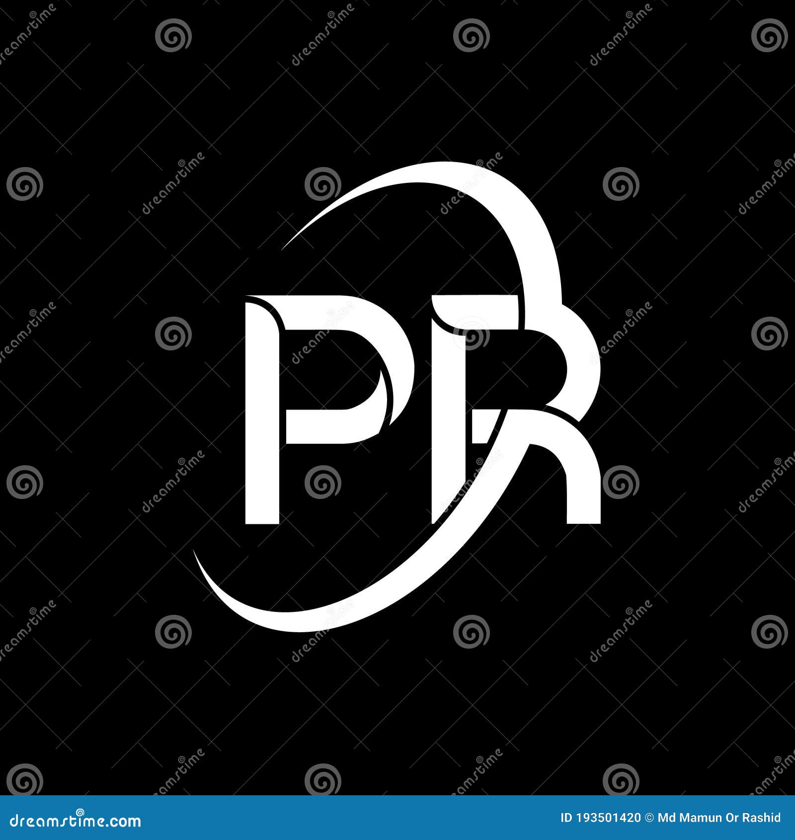 Letter Logo Design Initial Letters Logo Icon Abstract Letter