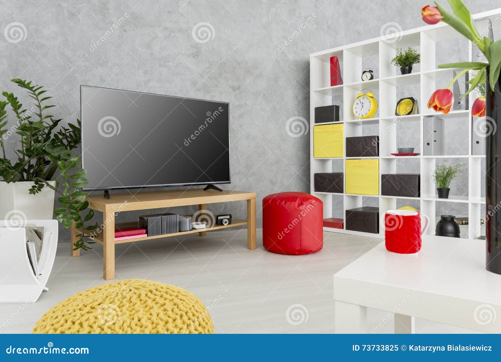 Practical Modern Decor For A Single Man Stock Image Image