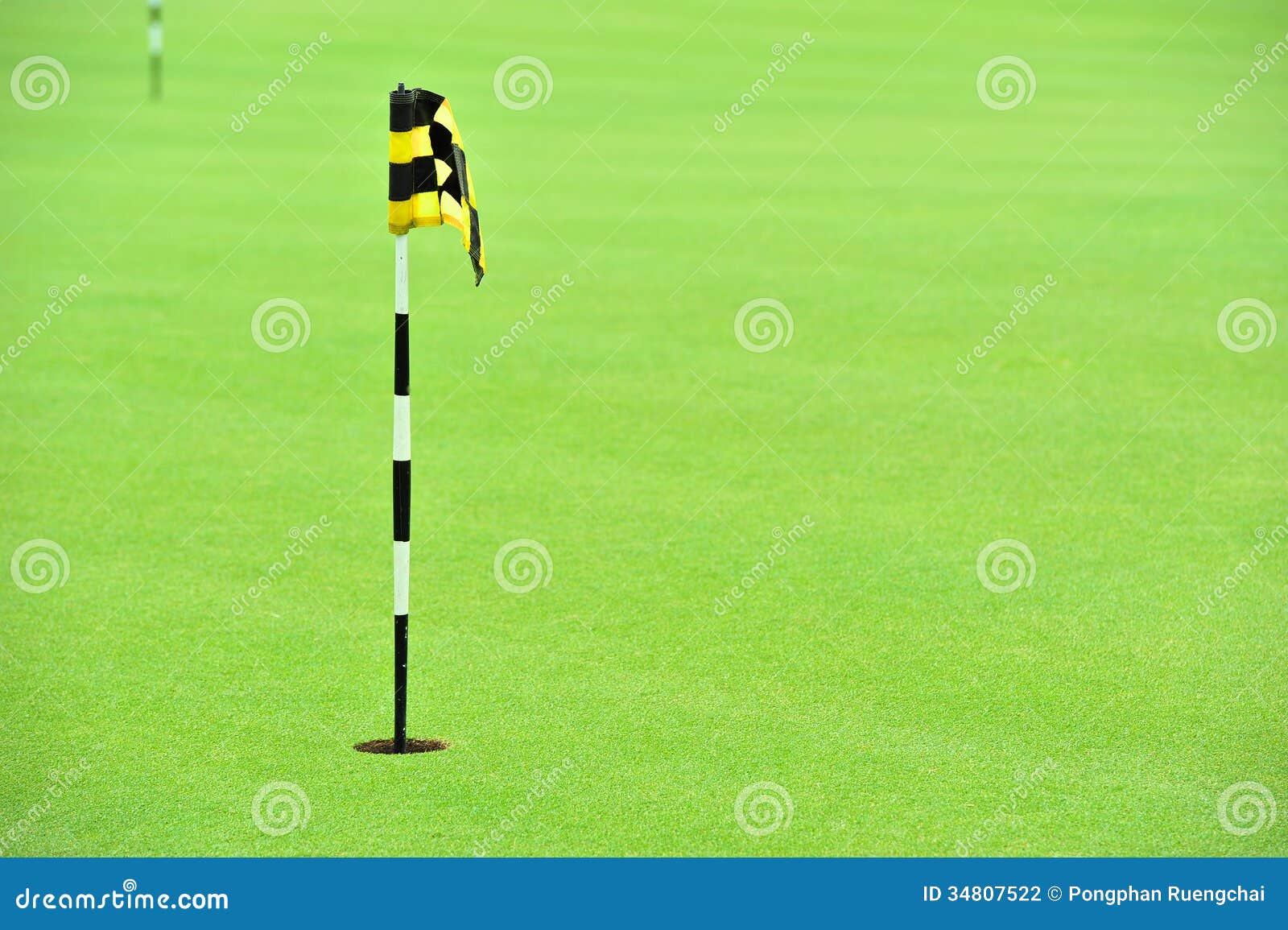 Practice Golf Putting Hole stock photo. Image of green 34807522